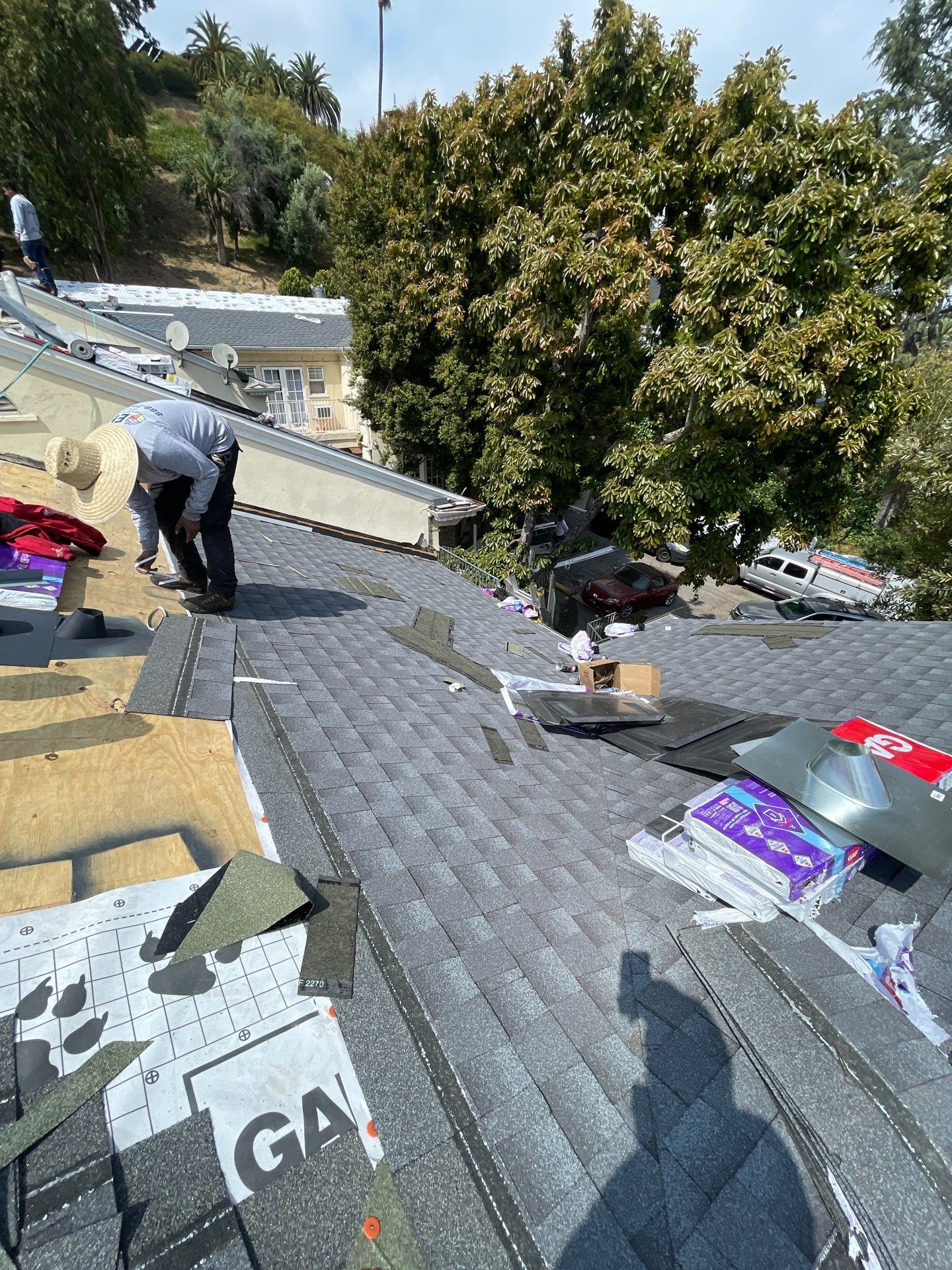Roof Replacement at the Magic Castle Hotel- Los Angeles, CA 90028 by Epic Roof Replacement