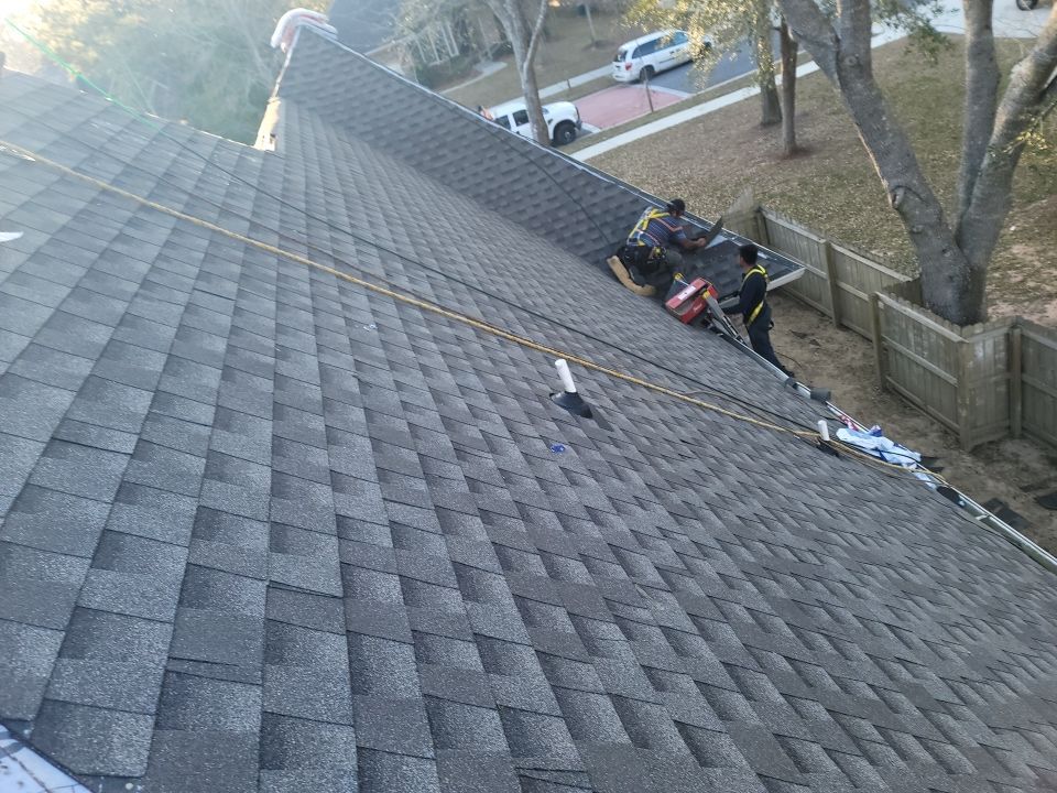 Residential Roofing Installation using Roof Replacement by American Roofing & Construction LLC