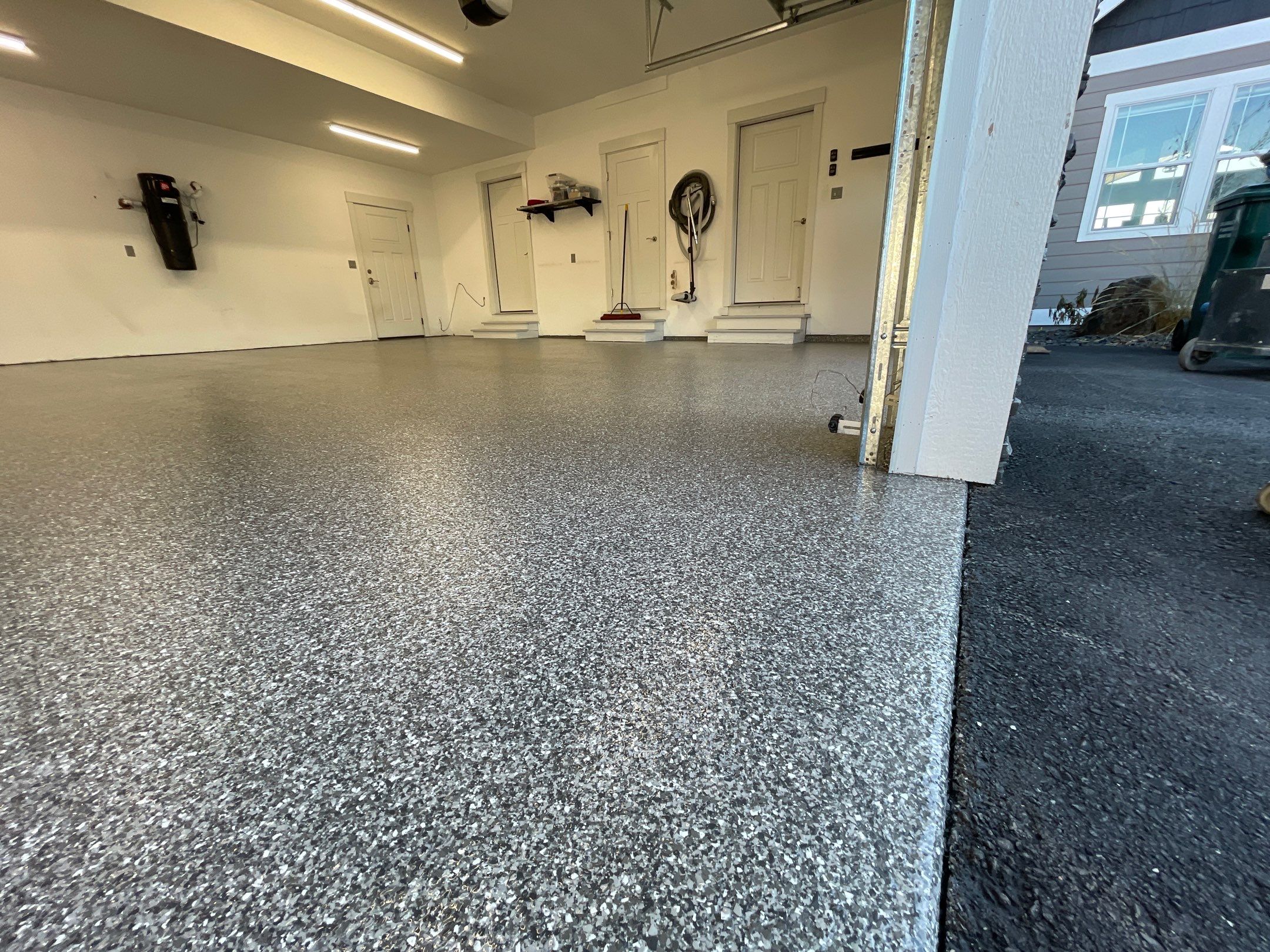 Garage Transformation using Silver Creek by Croc Coatings, LLC