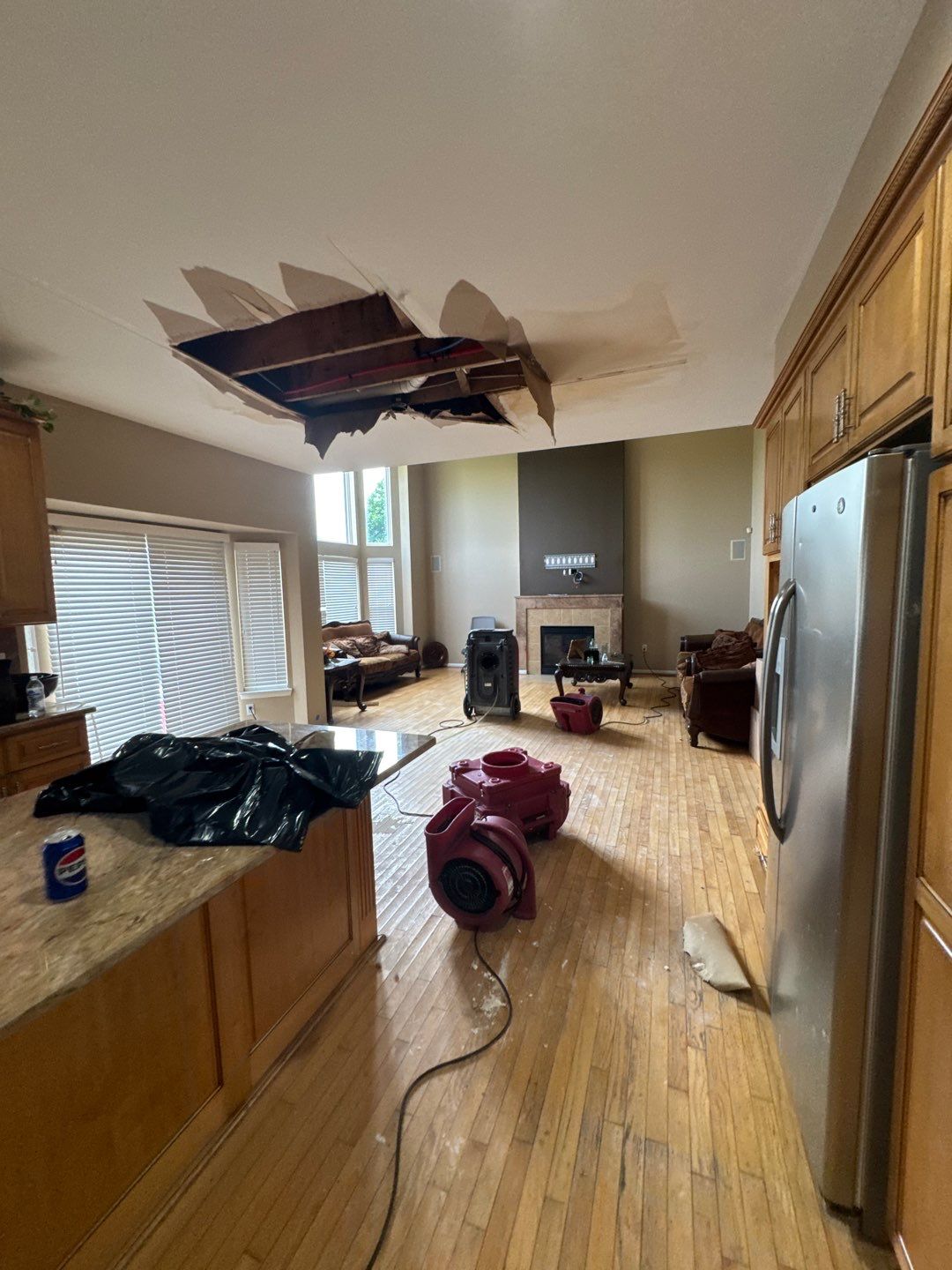 Project in Warren by EzDry Water Mitigation & Property Restoration