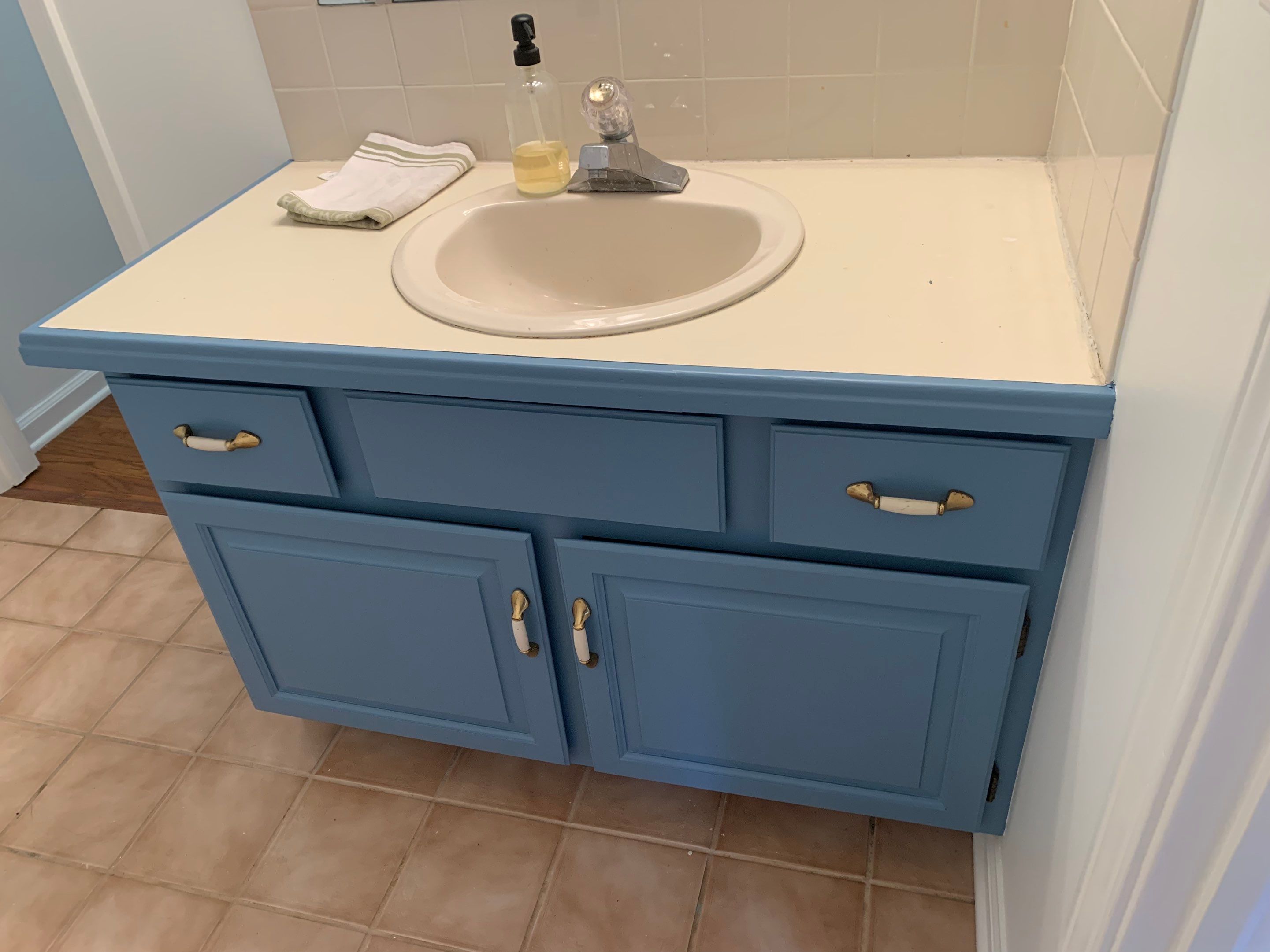 Painting Stained Wood Trim and Staircase. Walls too! by Empire Painting Services, LLC