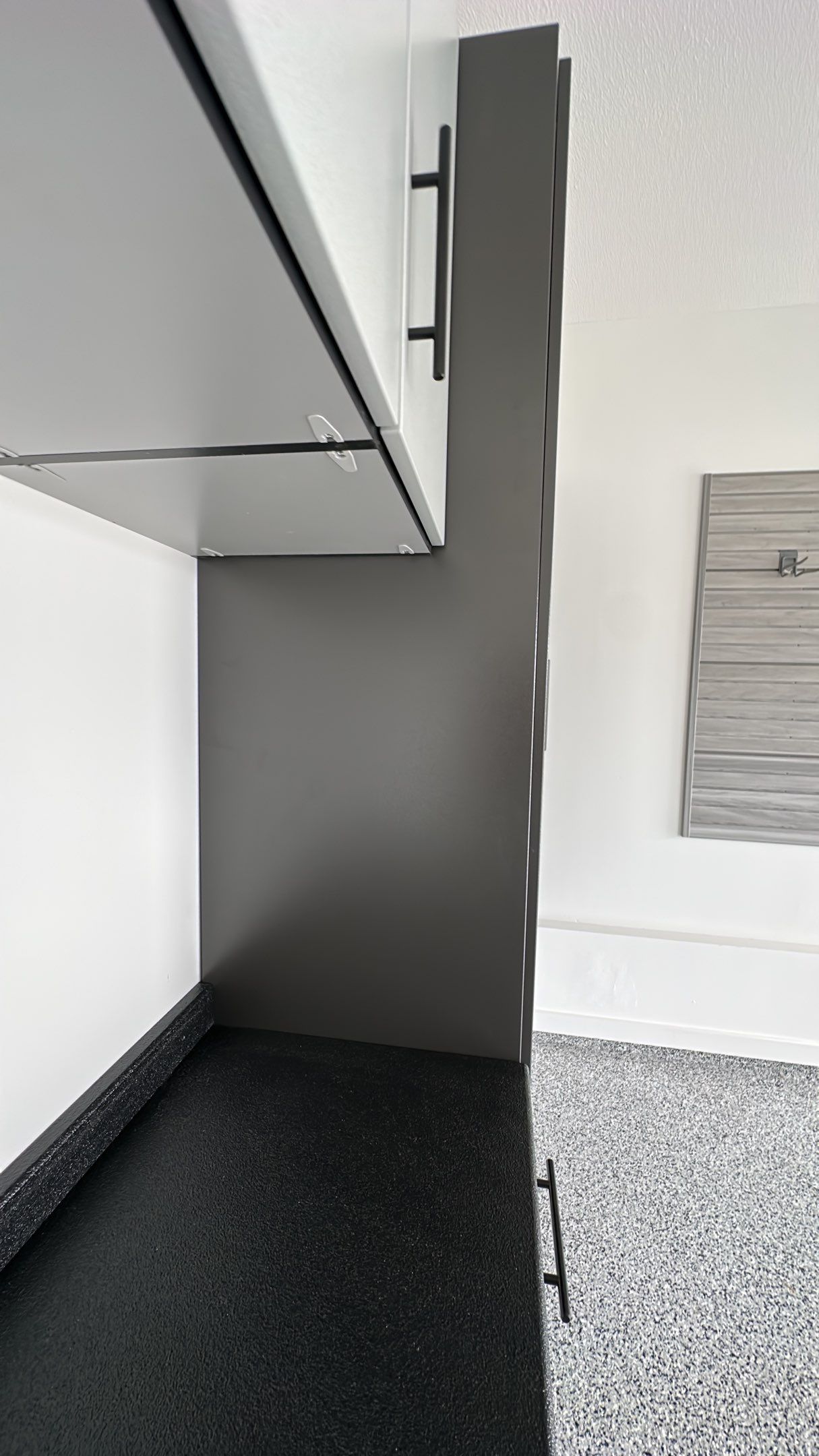 Vicki W. upgraded her garage with a Banner Garage Floor and Cabinets by Banner Garage