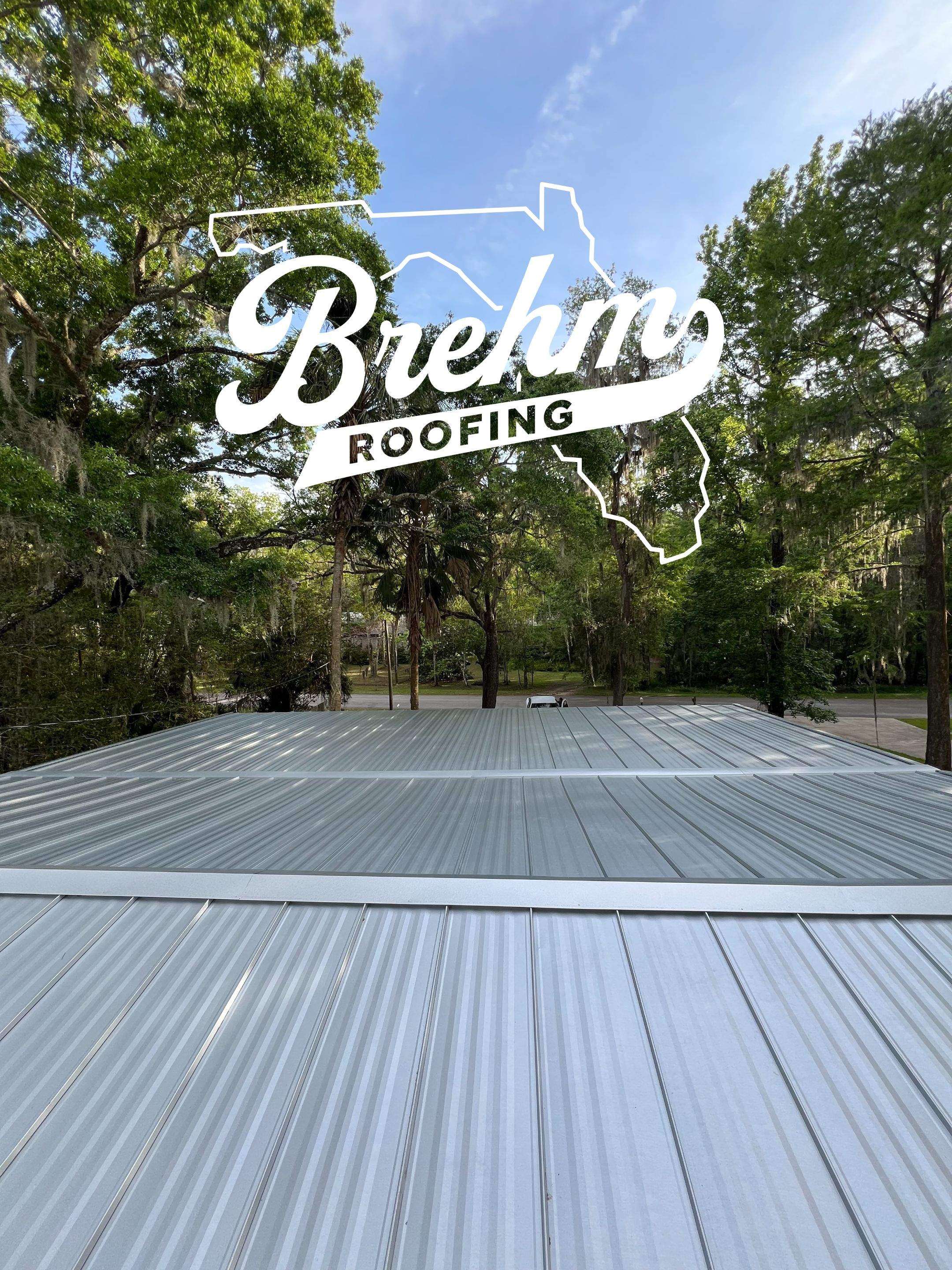 Standing Seam Metal Roof Replacement in Chiefland, Florida by Brehm Roofing