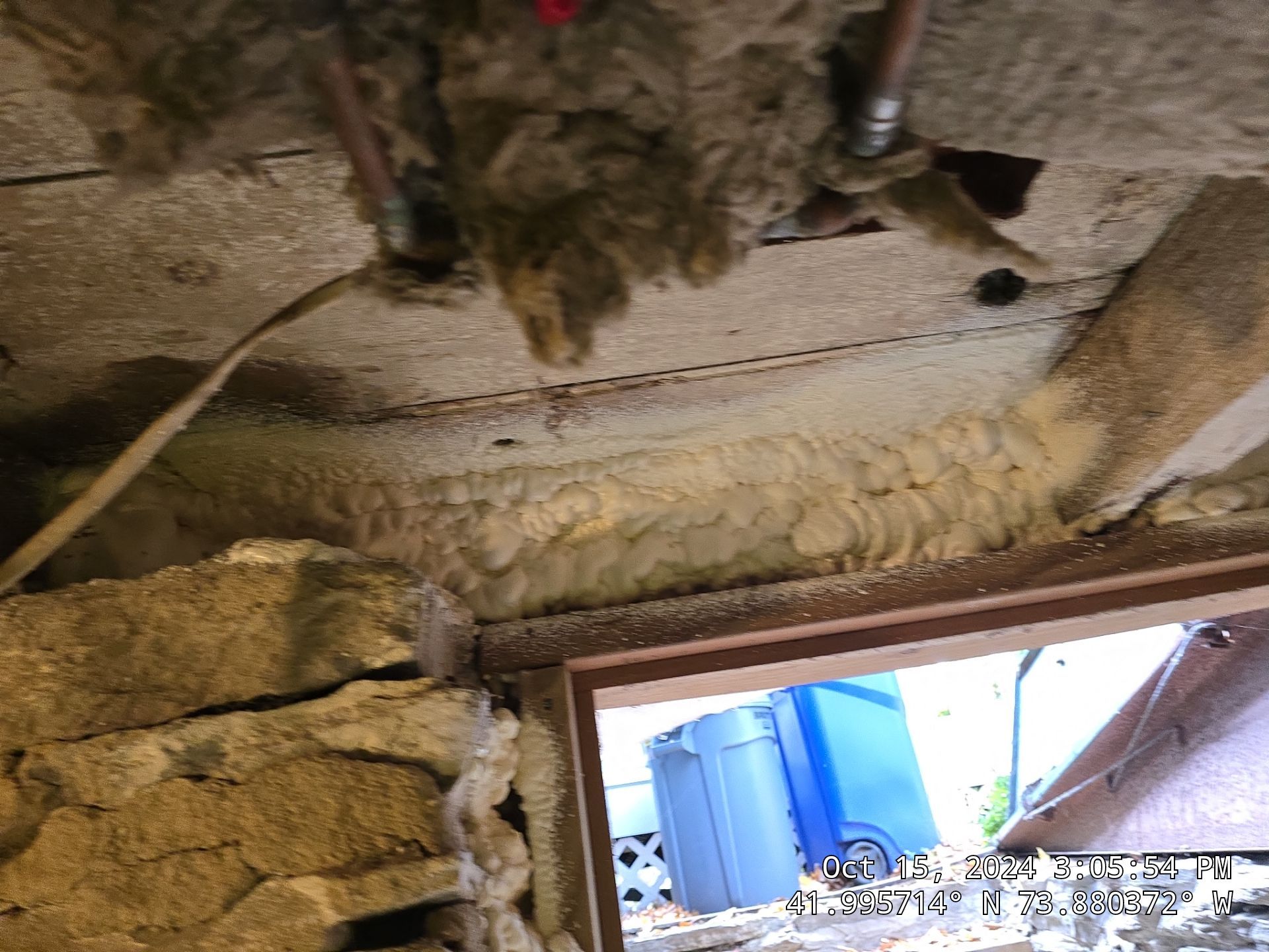 Attic Insulation using open cell spray foam by NYS Foam & Energy