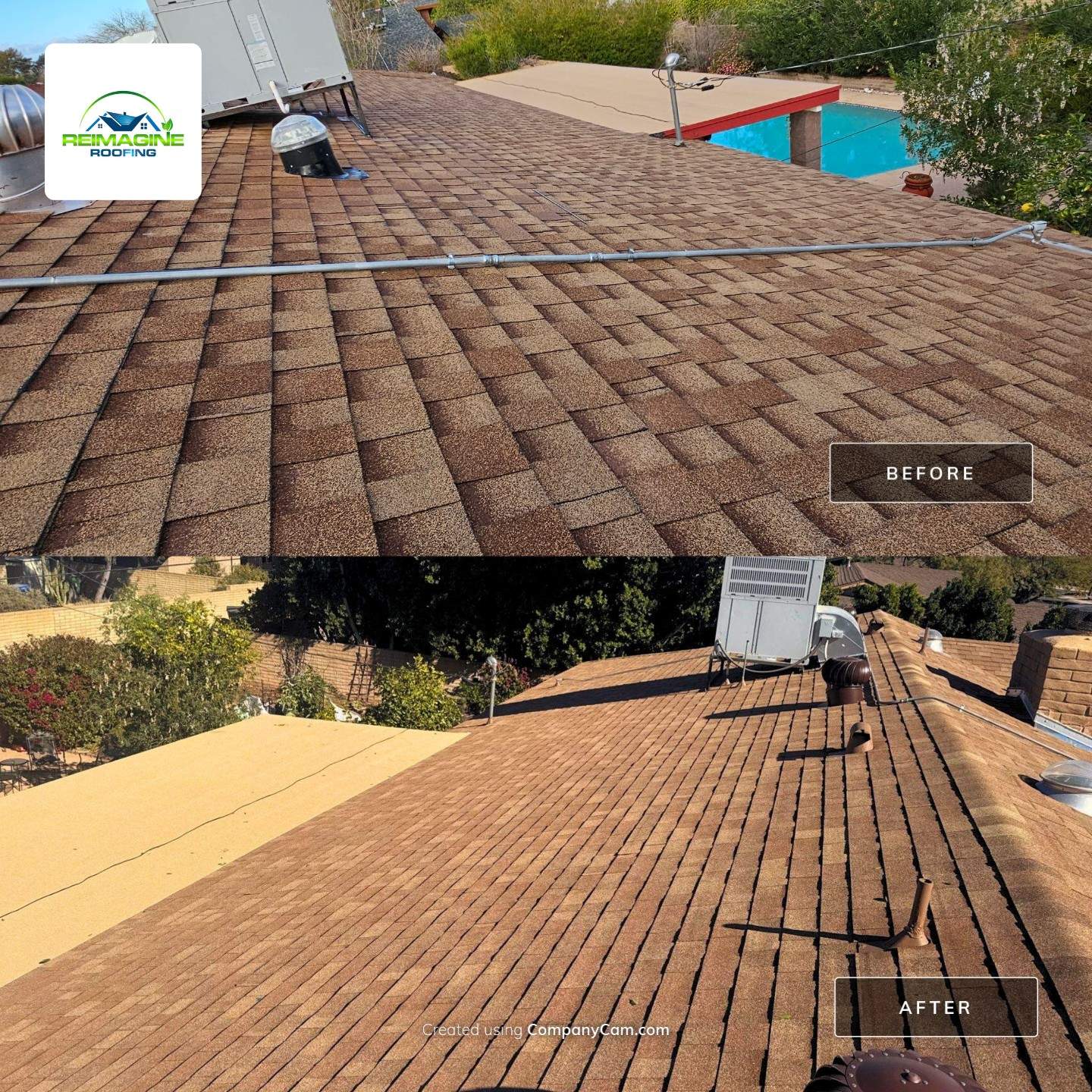 Desert Tan Shingles by Reimagine Roofing