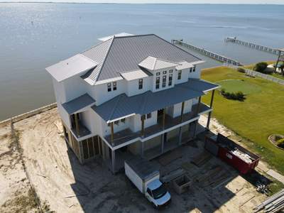 Metal Roof  using McElroy Metals - Ash Gray