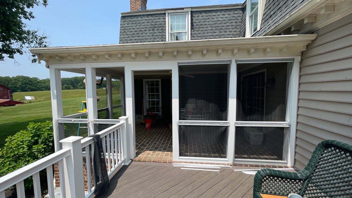 Screen Porch Renovation - Fallston MD by HomeWerkes Design & Build