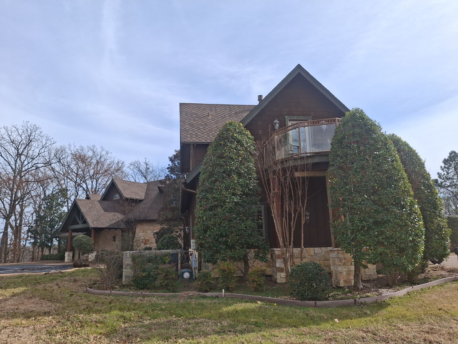 A Complete Exterior Refresh for a Custom Log Home & Property in Alba, Texas by Quality Coats Painting