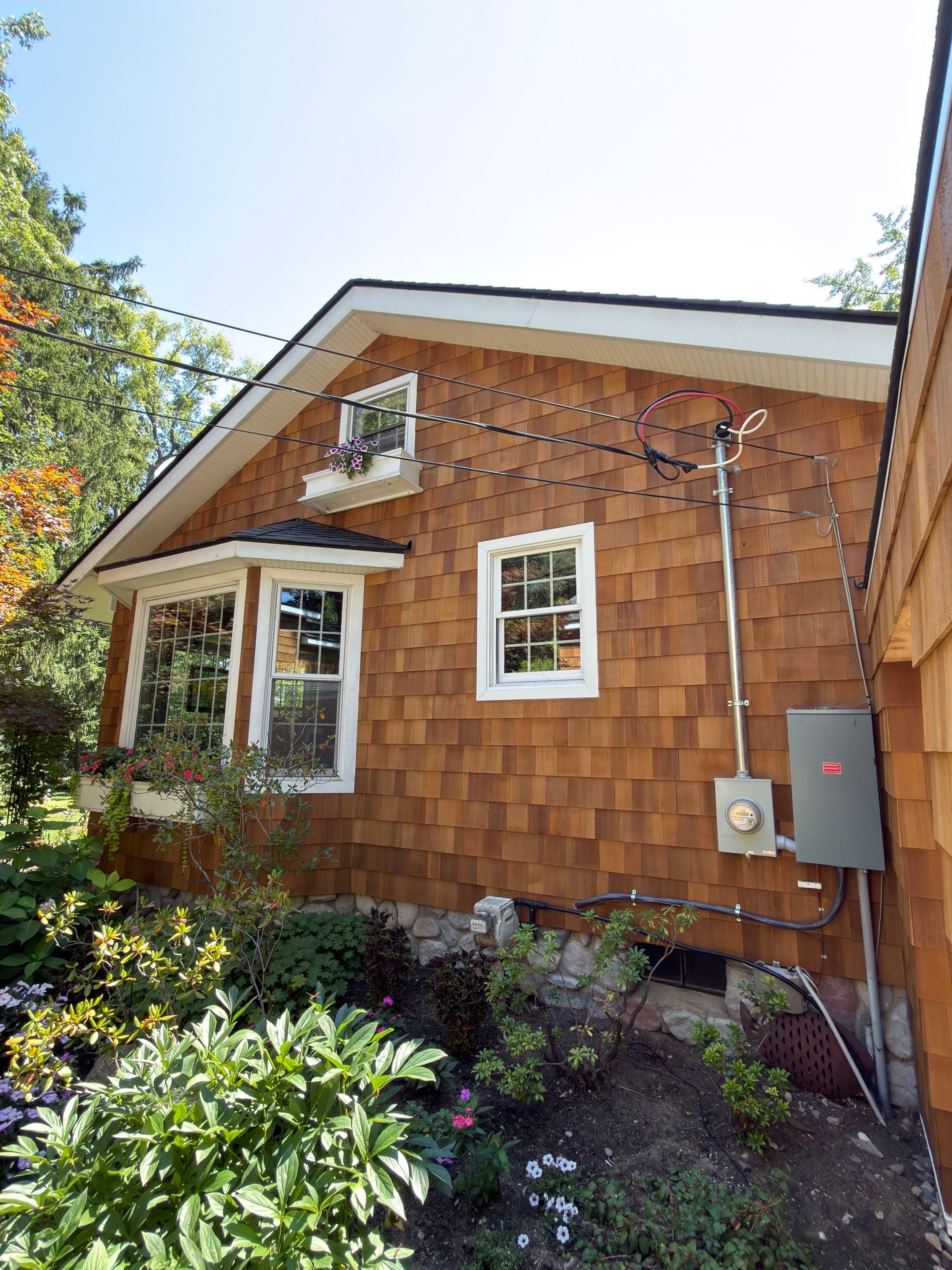 Cedar Siding Replacement  by Bloomfield Construction & Restoration