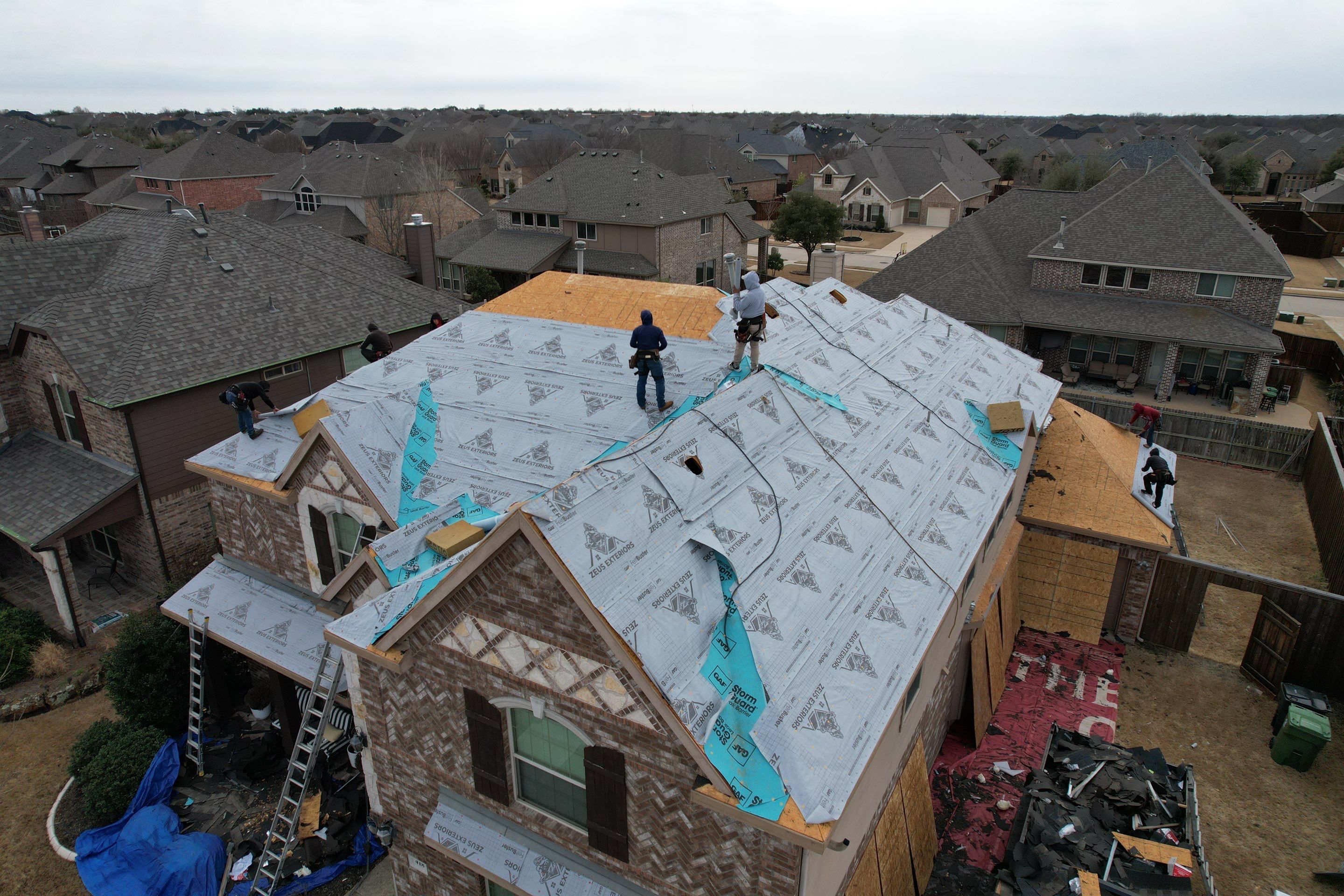 Project in Murphy by Zeus Exteriors