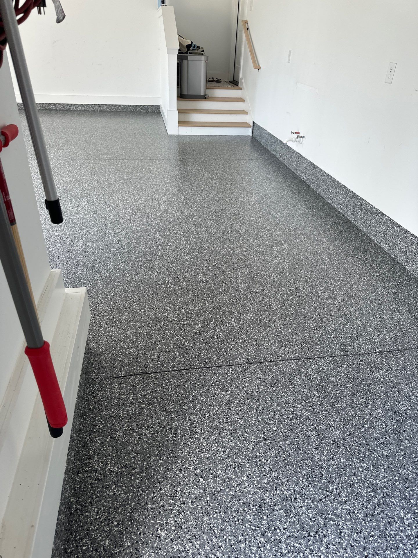 Garage Floor Coating using Wombat by My Garage Floor Guys