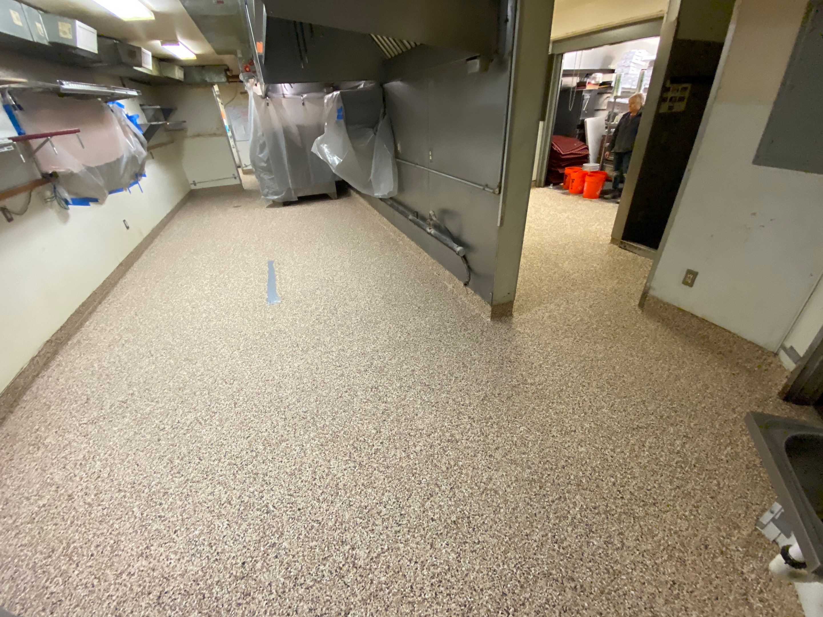 Commercial Floor Transformation using Penntek Evolution System by Croc Coatings, LLC