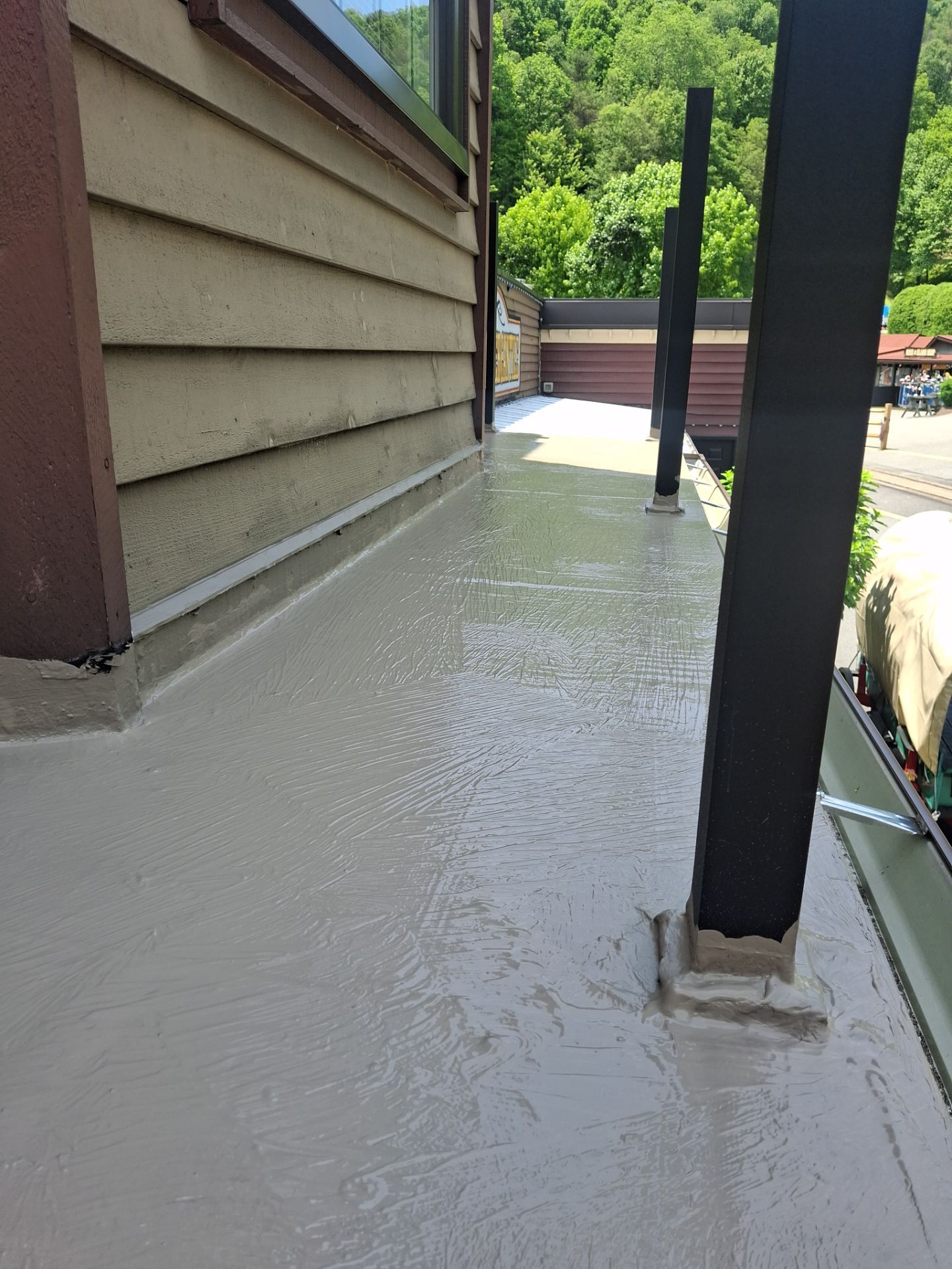 Tweetsie Railroad Balcony by Omnia Roofing