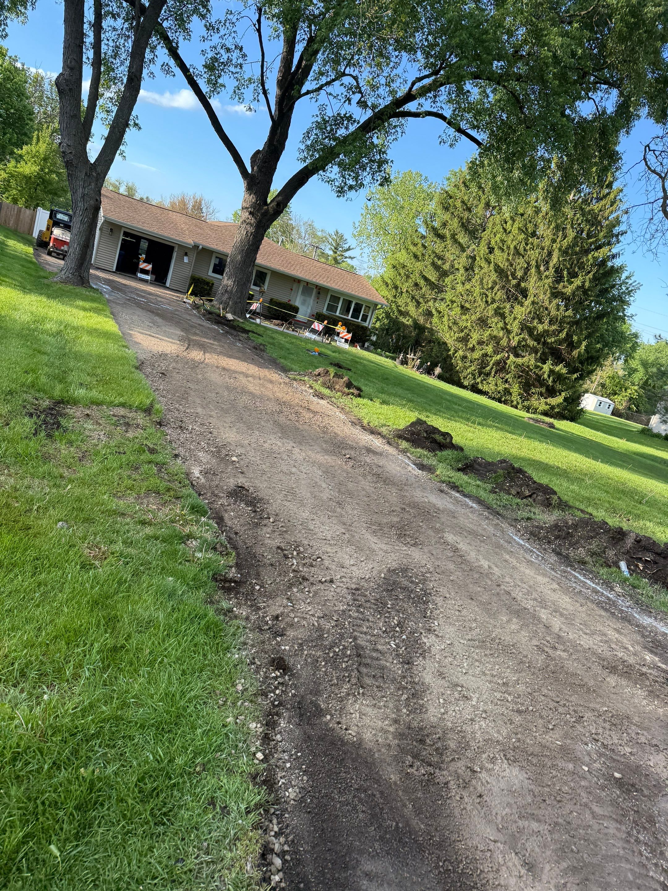 full asphalt driveway replacement by PaveRight Concrete&Asphalt LLC