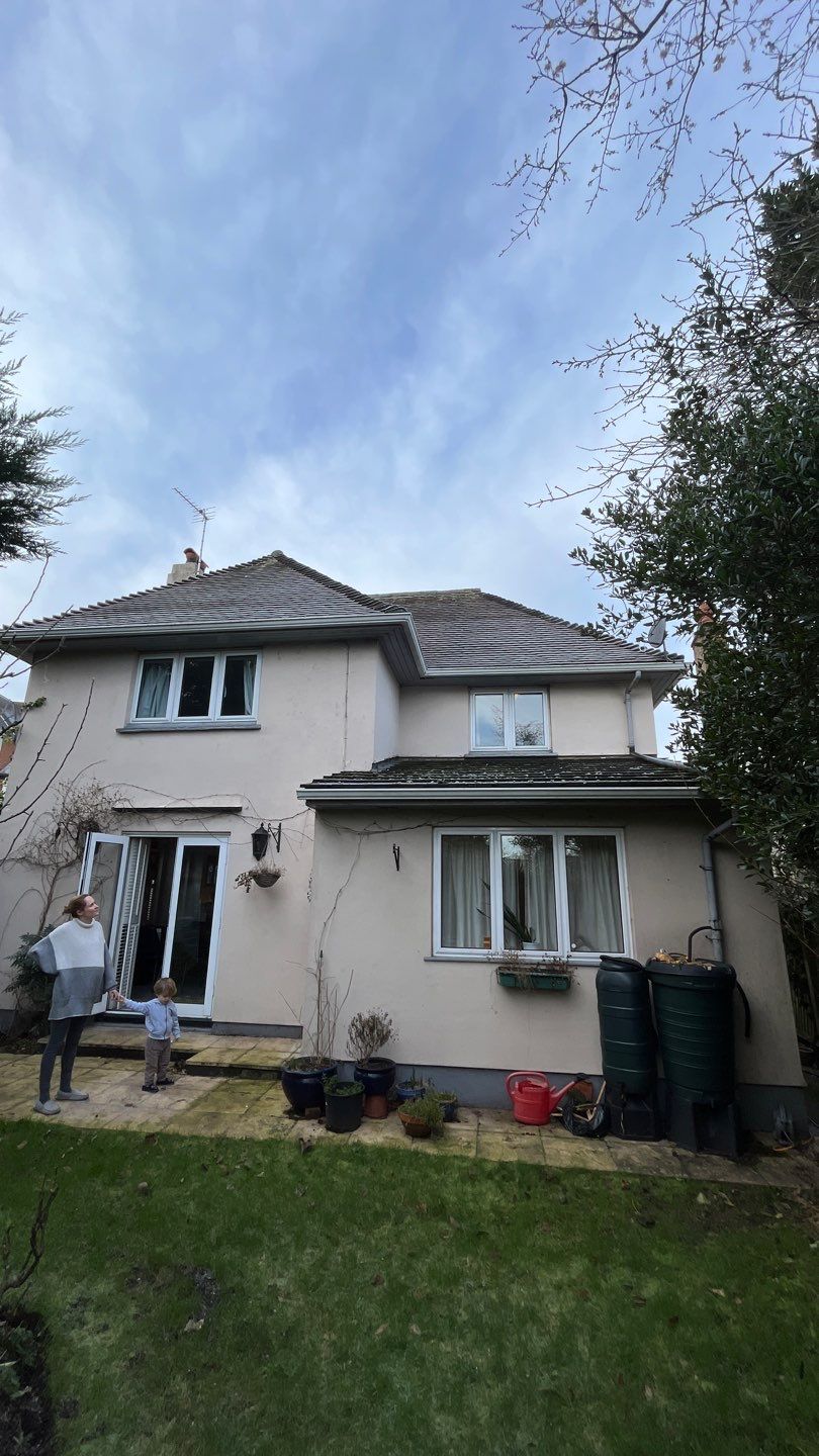 Roof Cleaning and Biocide Treatment using Honda 15lpm Low Pressure Washing Machine by Ges Exterior Cleaning ltd