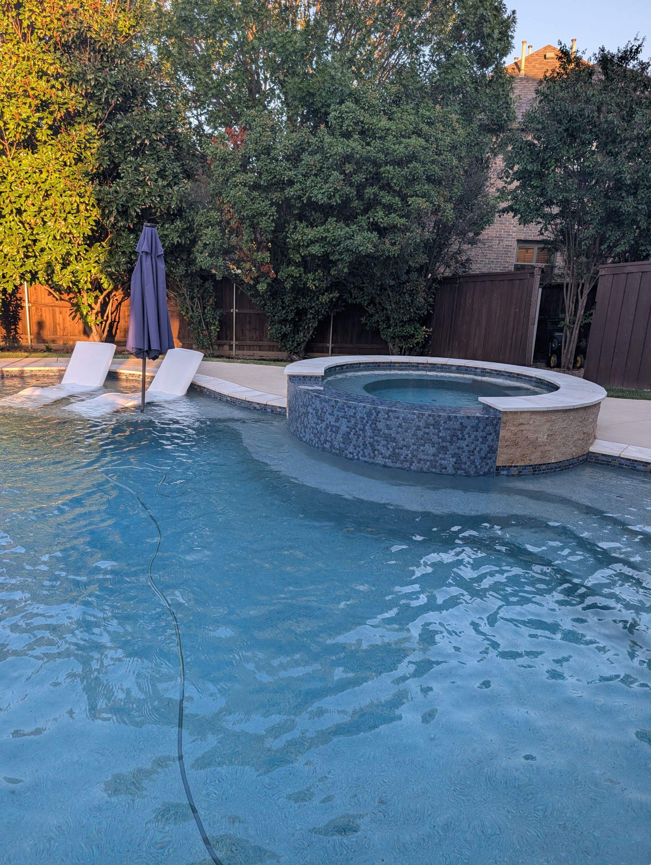 Large Freeform Resort-Style Pool by Pinnacle Pools and Spas - DFW