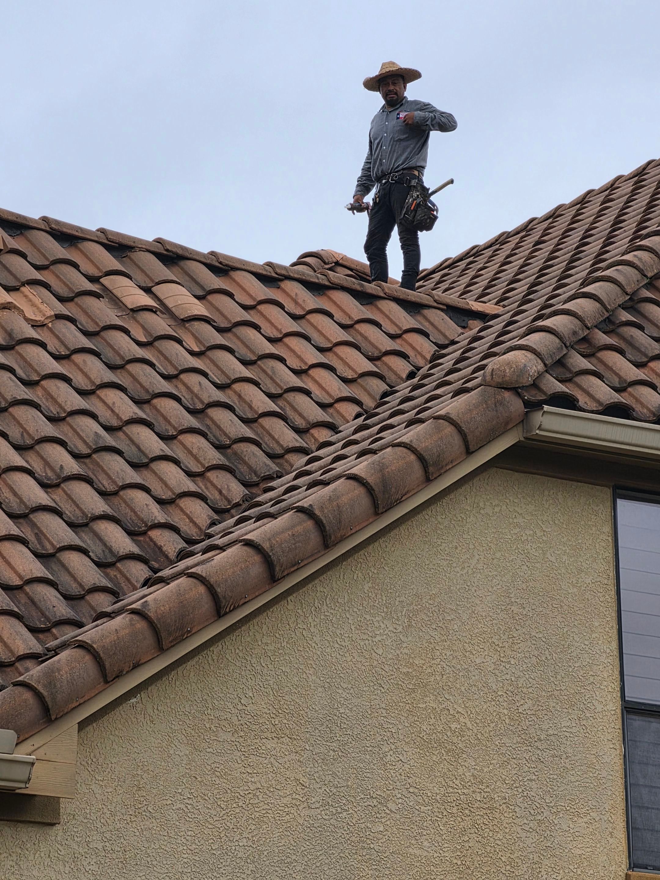Tile roof repair/ Bee Cave by REPS Austin Area Roofer