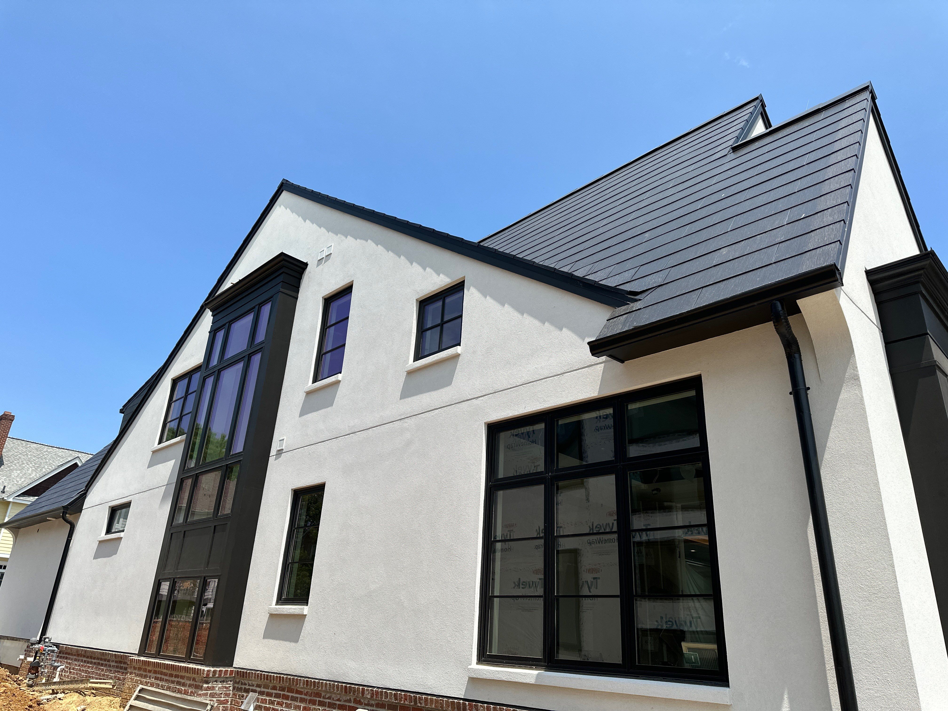 Tesla Solar Roof - new construction in Bethesda, MD by American Home Contractors