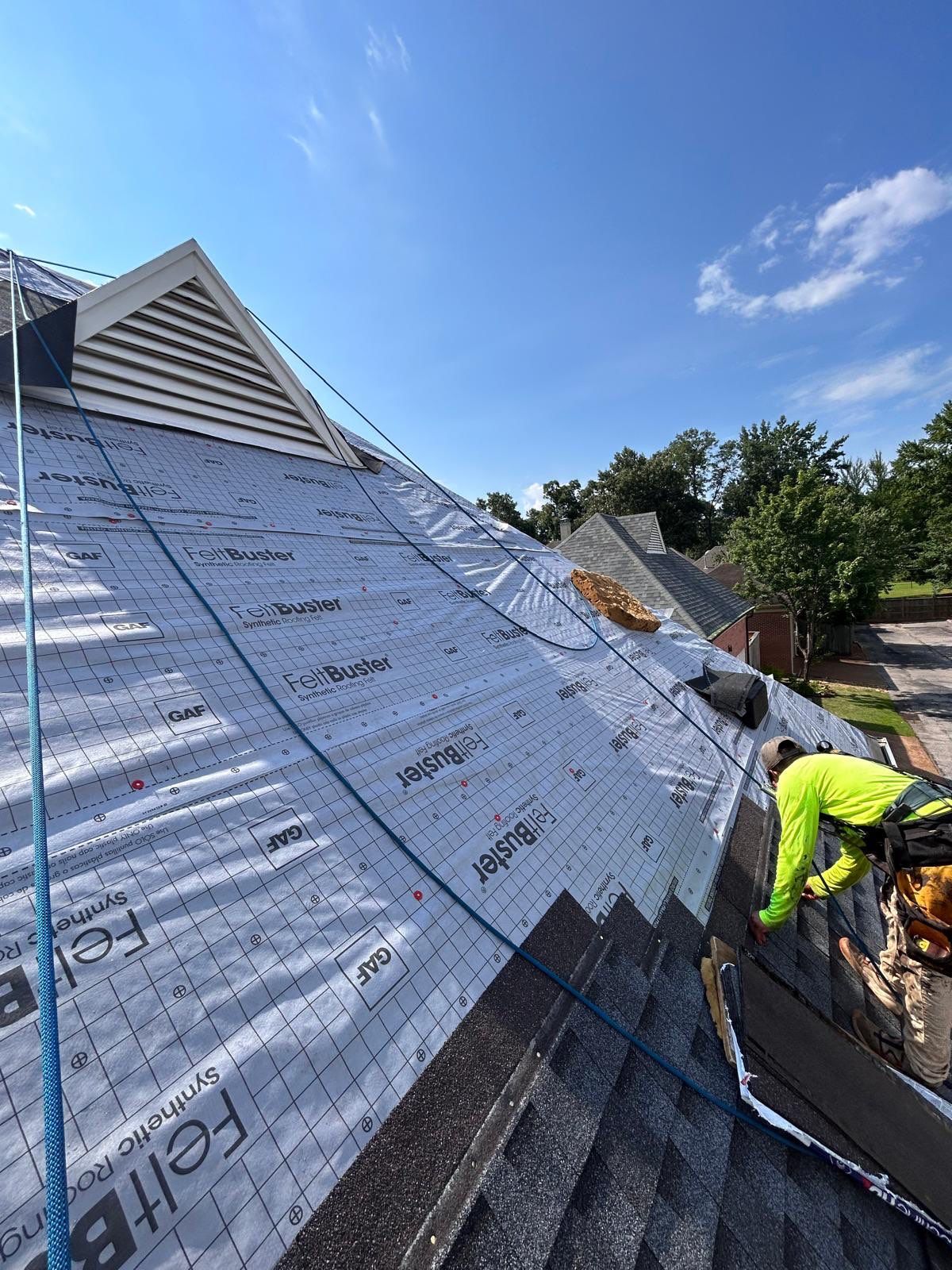 East Memphis Residential Roof Replacement Featuring GAF Timberline HDZ Shingles by Revival Roofing Services