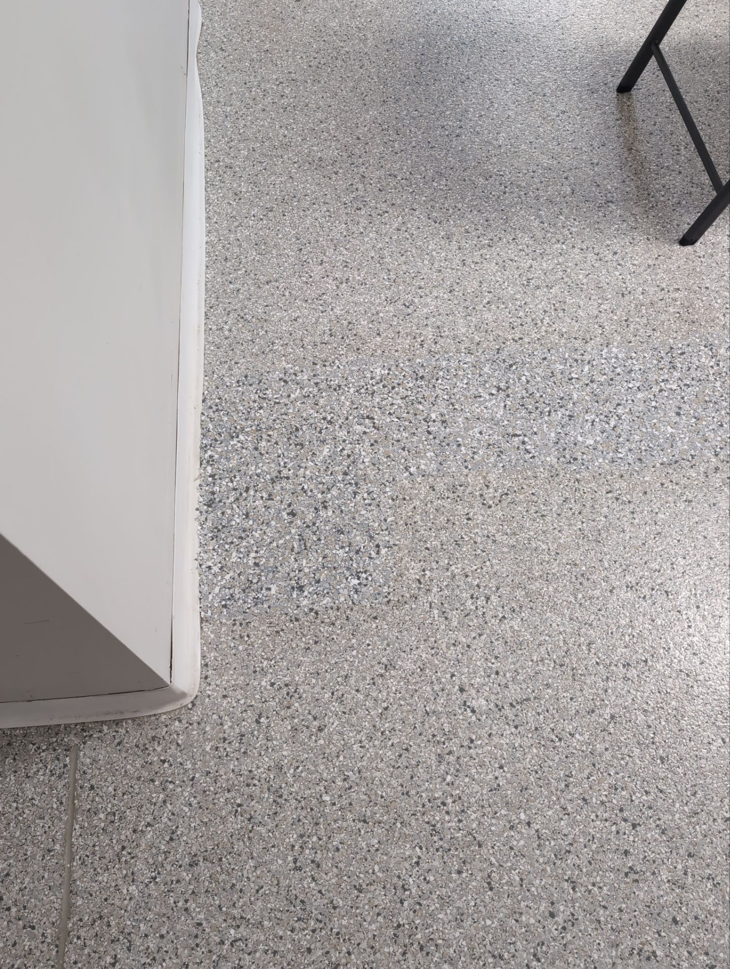 Medina Cracked basement floor with Epoxy by Beck Restoration Management Group