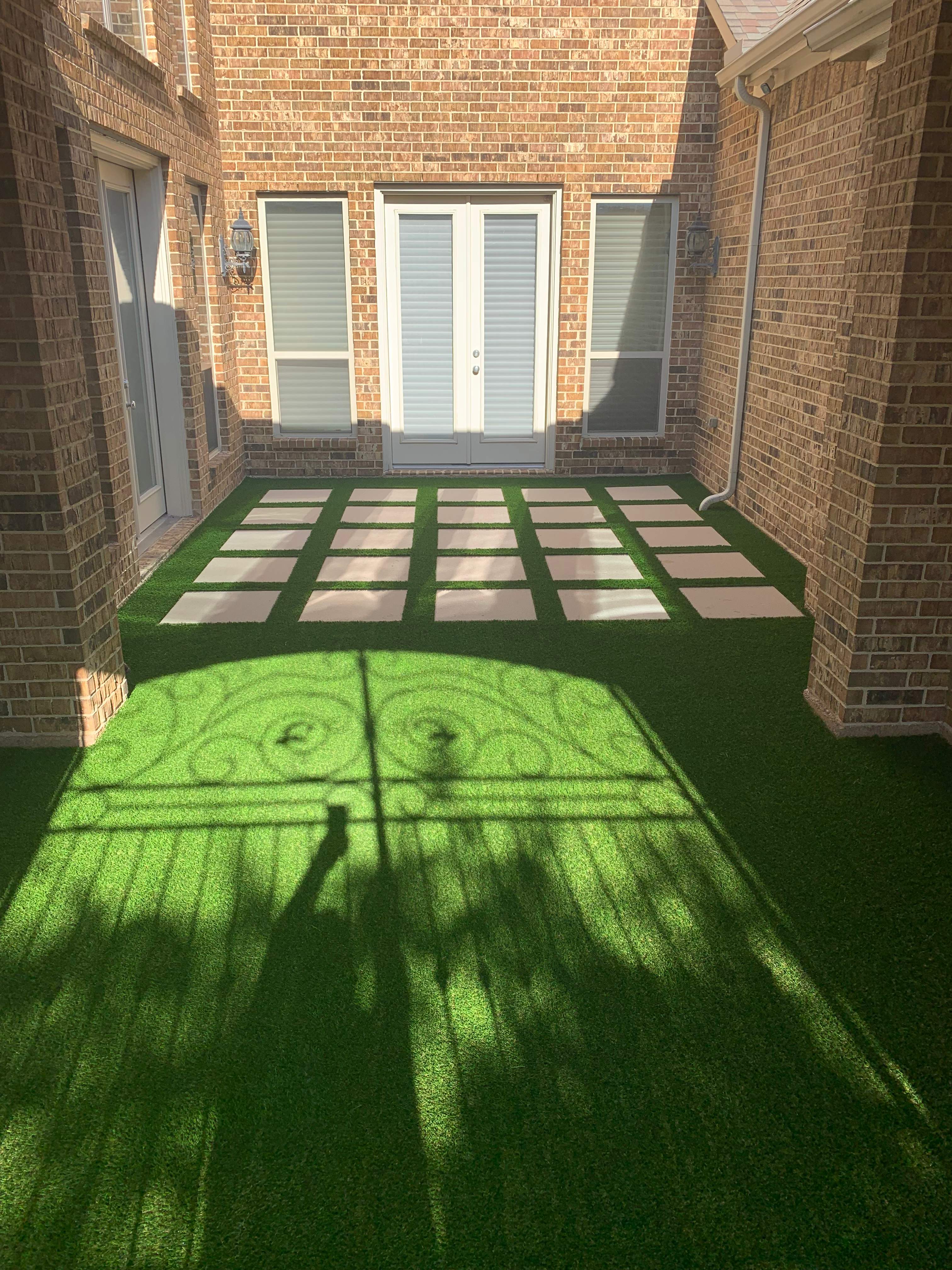Ruby — Artificial Turf Upgrade & New Drainage System by Texas Urban Elements
