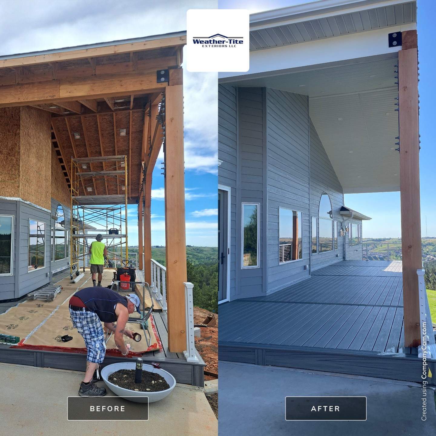 Trex Decking using Trex by Weather-Tite Exteriors LLC