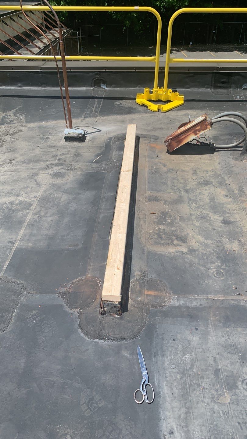 Commercial Roofing Repair using EPDM  by A Plus Exterior