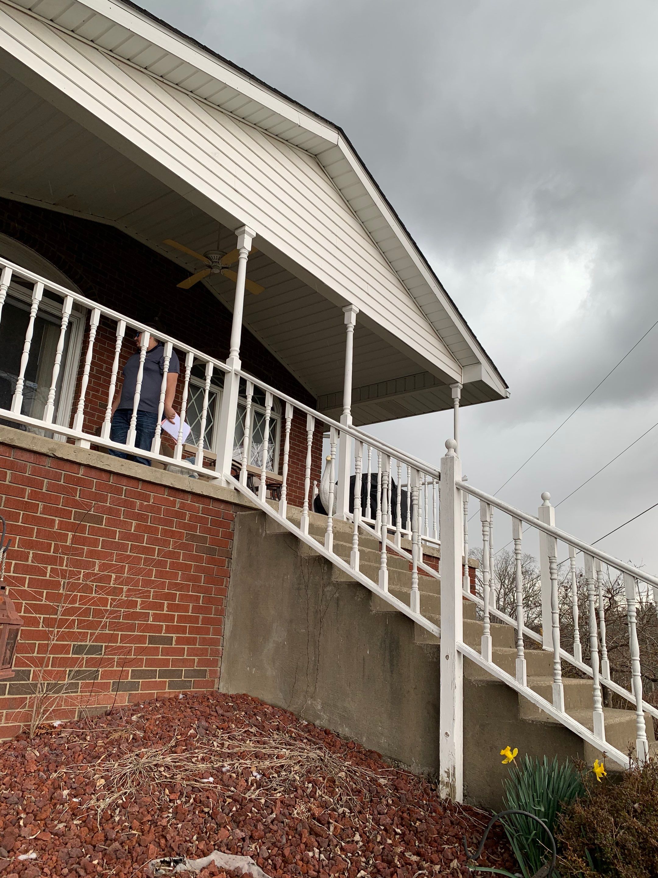 Porch Update using Westbury Aluminum Railing by Secure Construction Company Inc