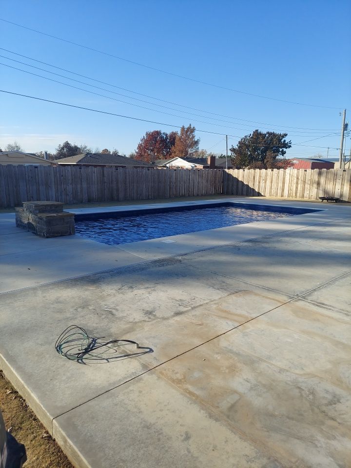 Patio & Pool Deck Install with Pebble Beach by Copperhead Coatings