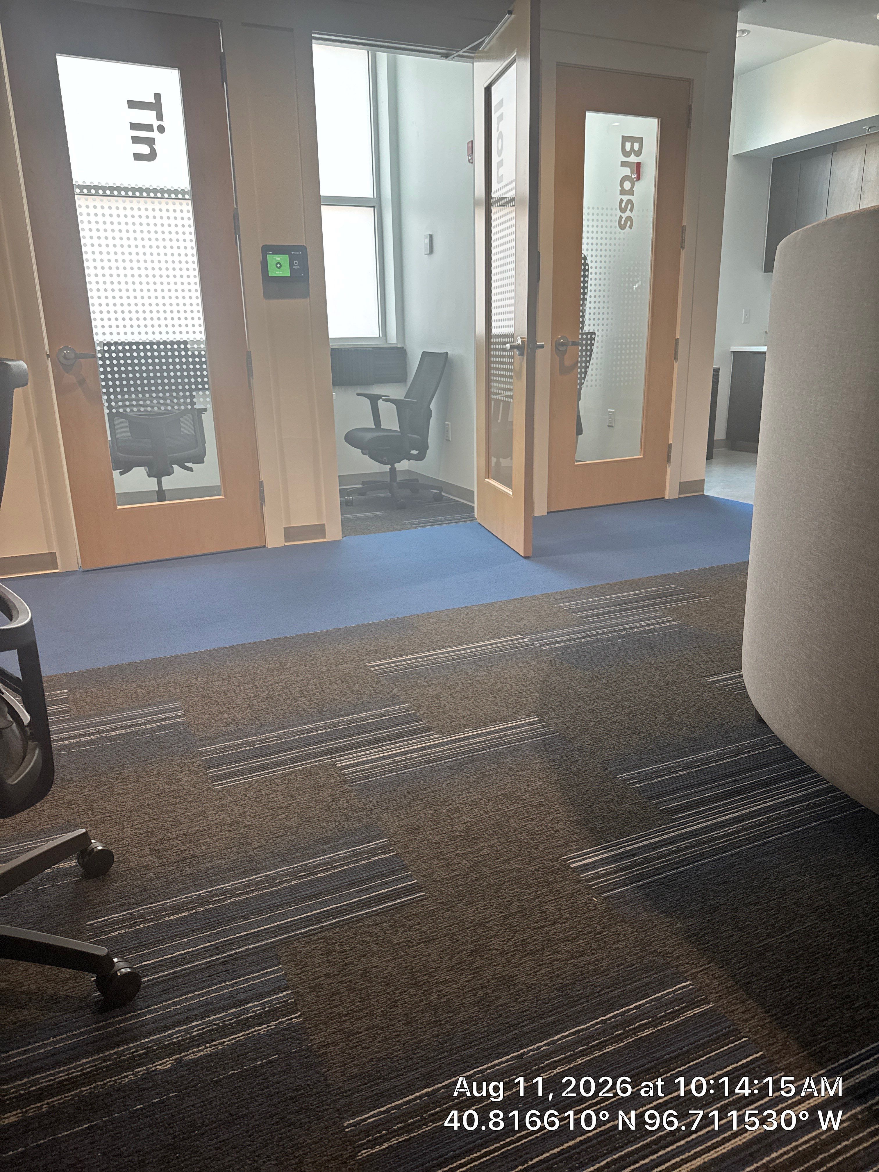 Modern Office Interior Remodel and Privacy Partition Installation in Lincoln by CompanyCam Sales Demo