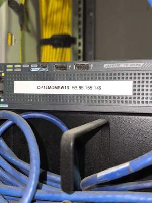 Structured cabling installation by CimaSolutions