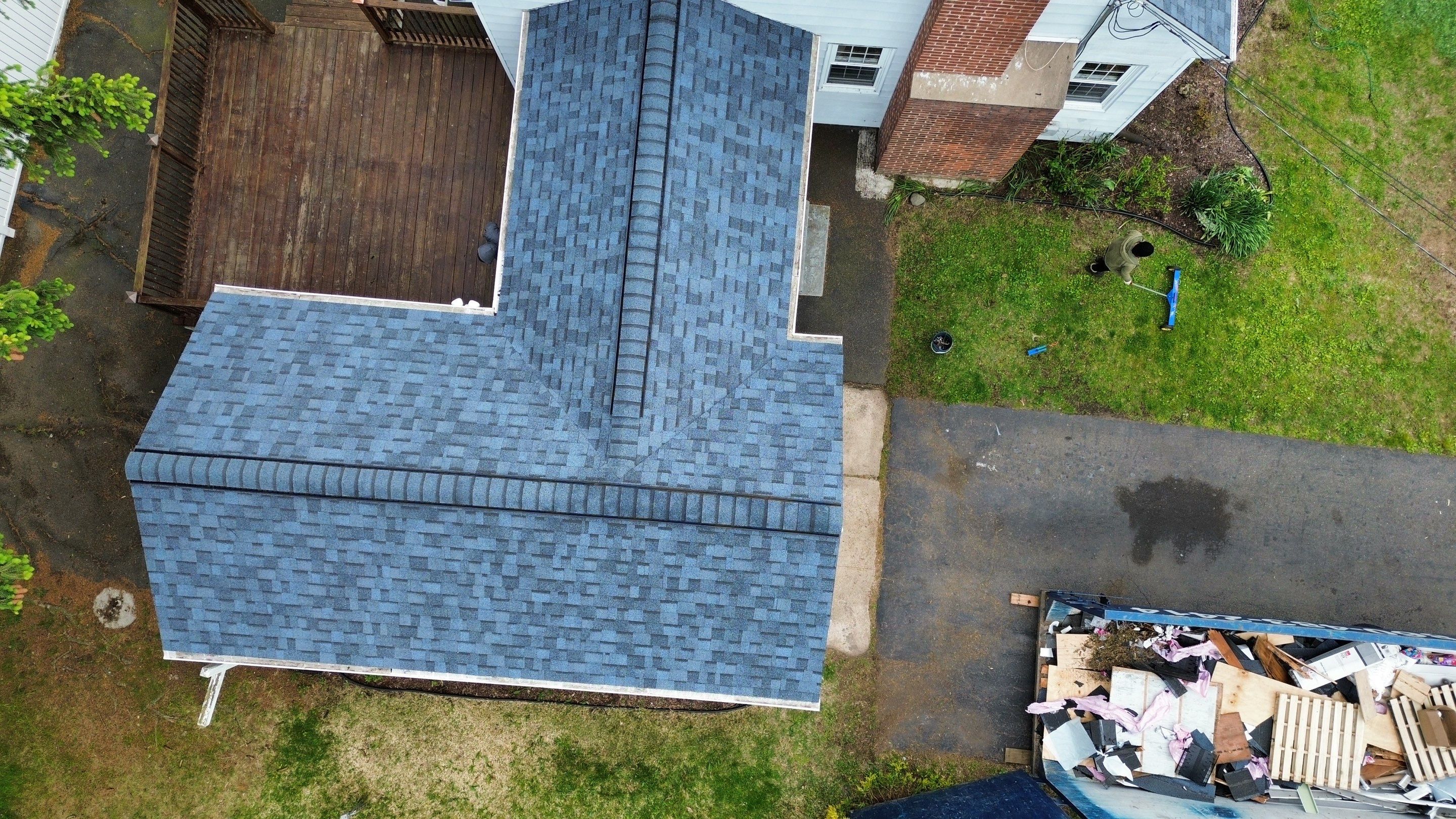 Owens Corning Duration: Harbor Blue in Hamden, Connecticut by Golden Shield Roofing