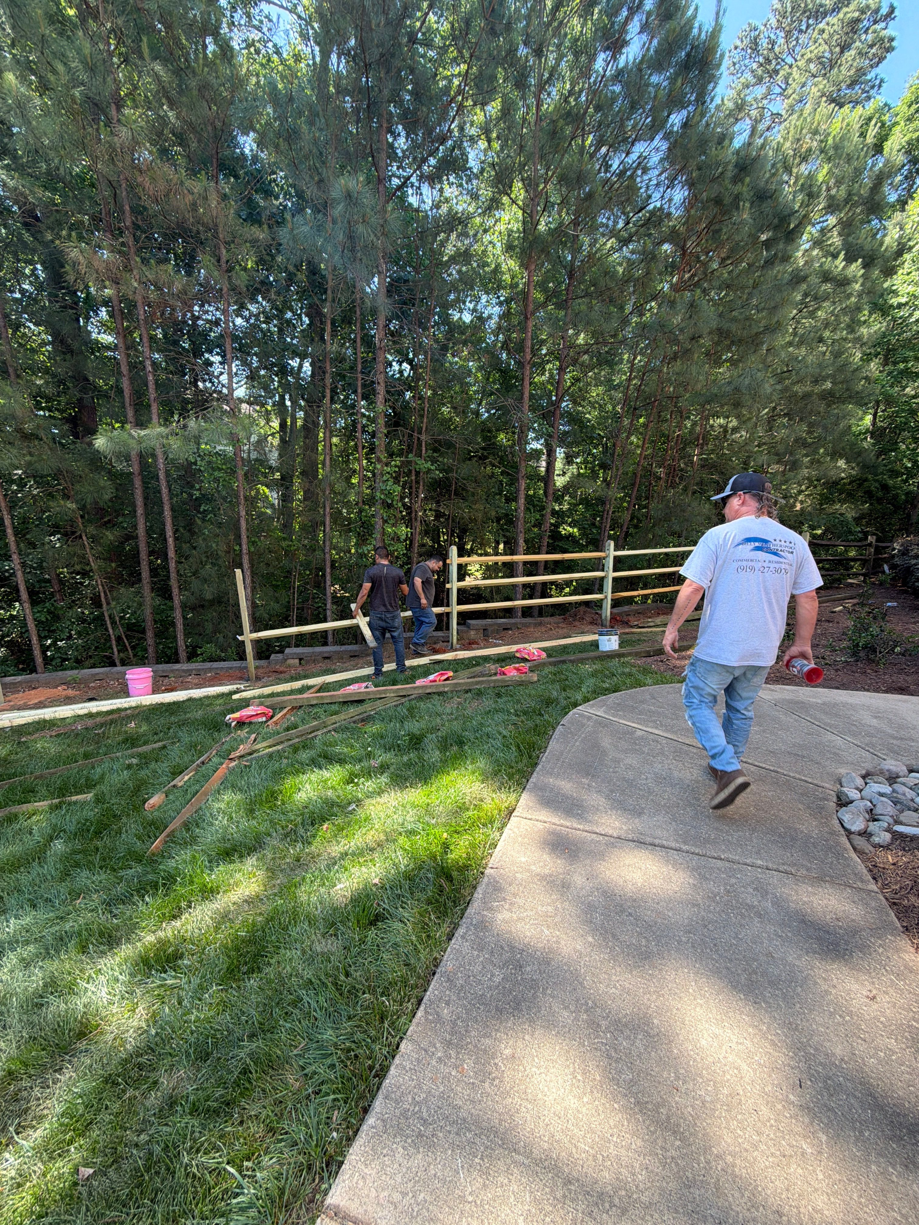 Split Rail Fence Repair – Windsor at Tryon Village