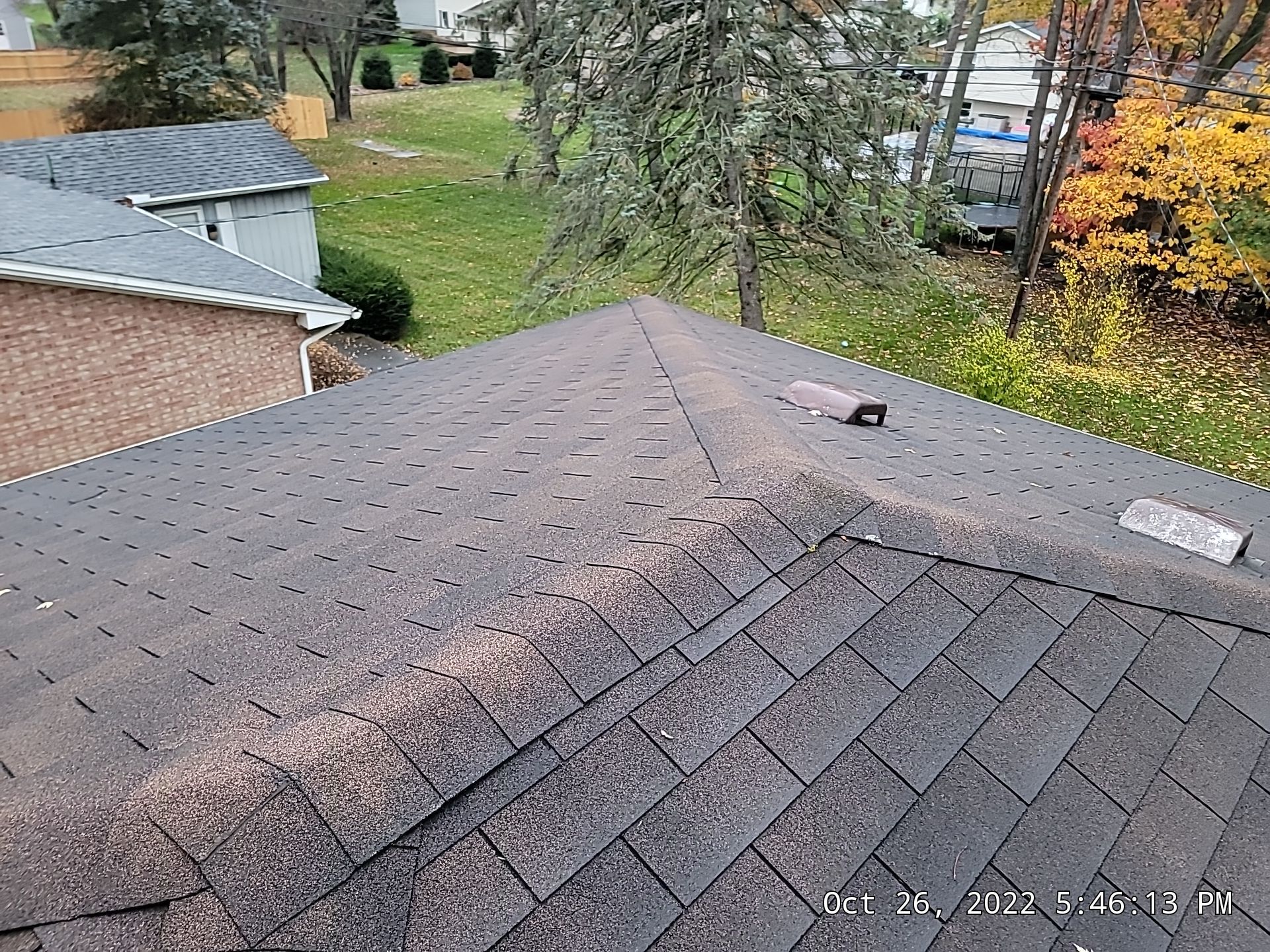 ATLAS PINNACLE COLOR: PRISTINE SCOTCHGARD WEATHERED DRIP EDGE: MUSKET BROWN by Eagle Eye Roofing