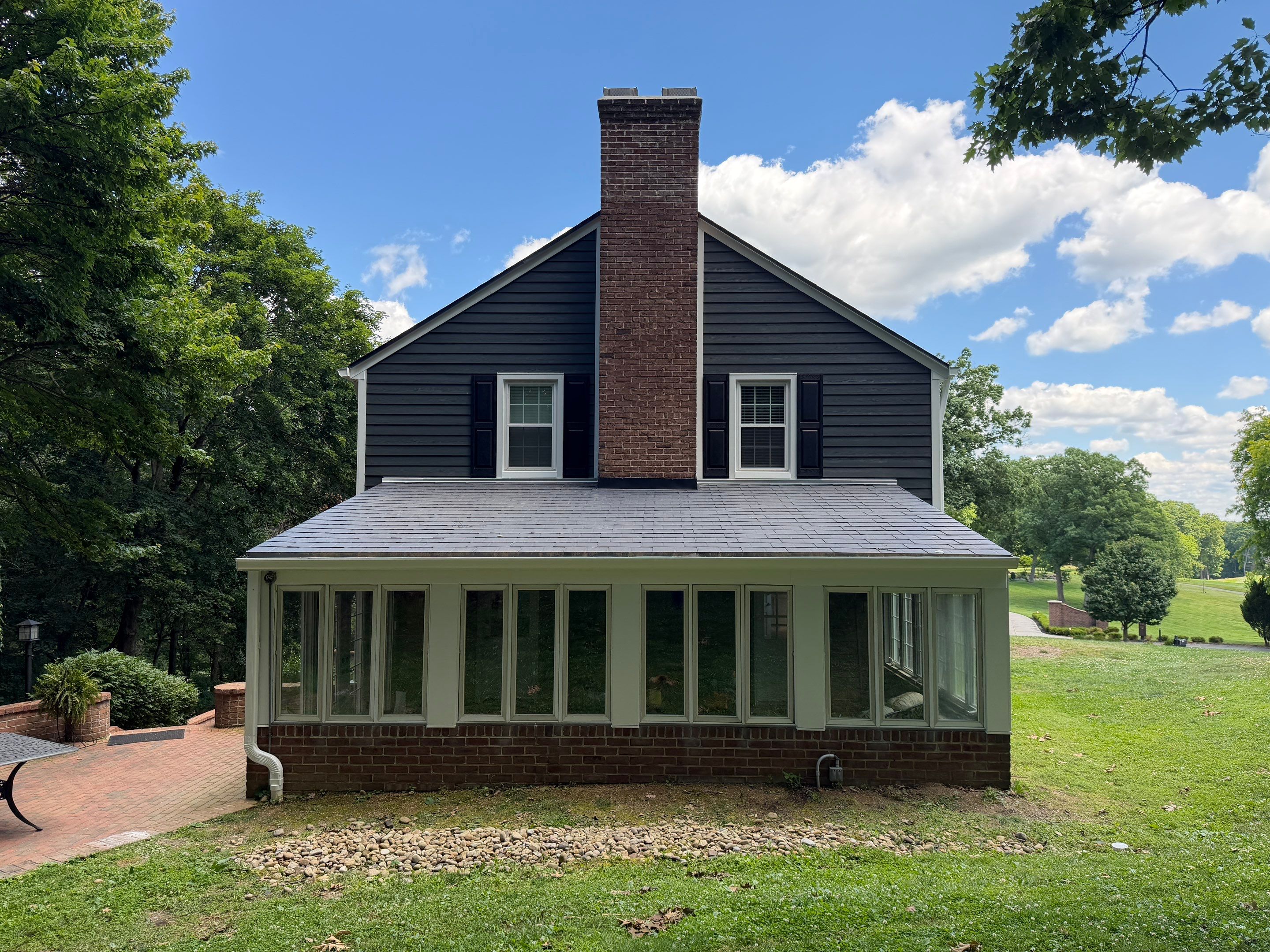 James Hardie Transformation of a Majestic Sewickley Heights Home by Ideal Siding Pittsburgh