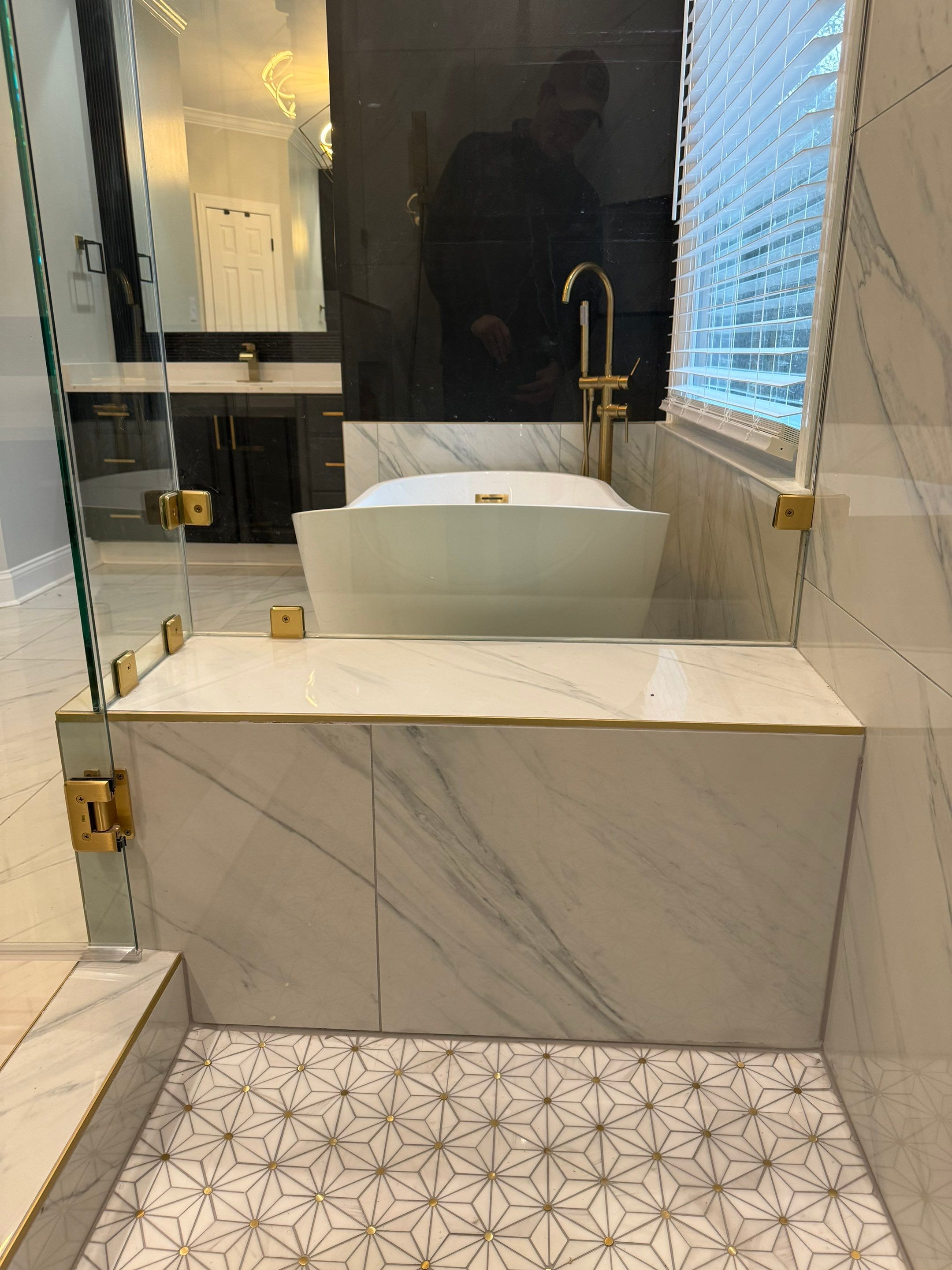 Woods Trace - Bathroom Remodel  by Pillar and Pine