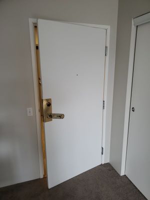 Complete Door Replacement using Wood Door