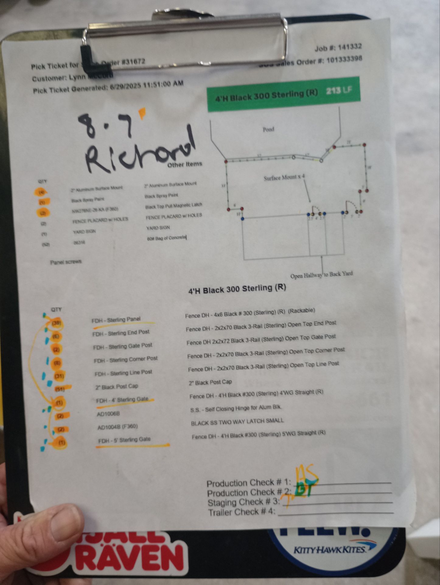 Sterling Aluminum Project in Pine Knoll Shores by Superior Fence and Rail