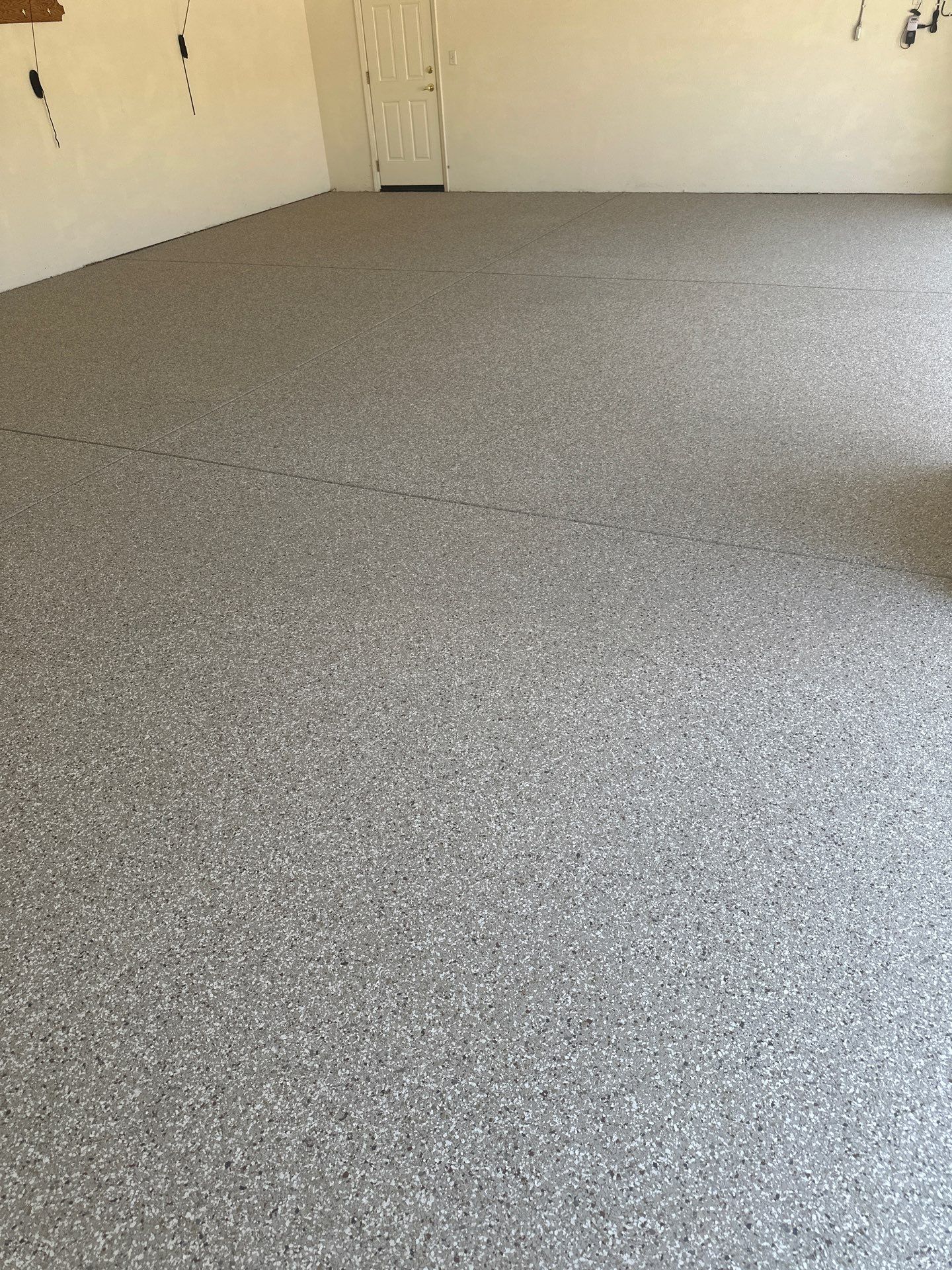 Polyurea Garage Floor Coating with Creekbed Finish in Arroyo Grande by MGP Coatings