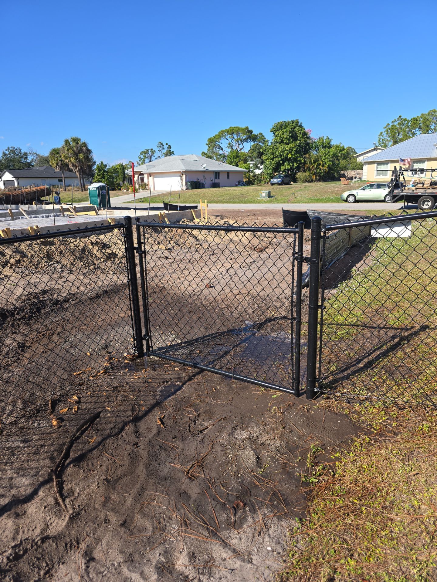 Chain Link Install in North Port by True Fence LLC