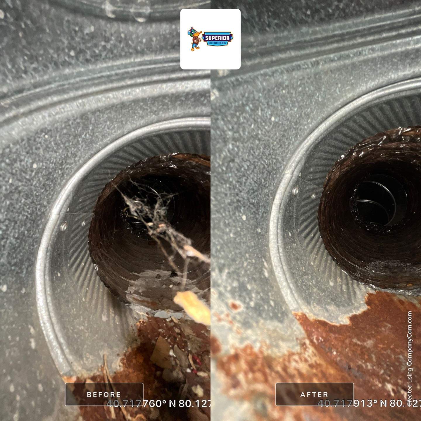 Air Duct & Dryer Vent Cleaning With a Vacuum Truck in Cranberry Twp, PA by Superior Air Duct Cleaning