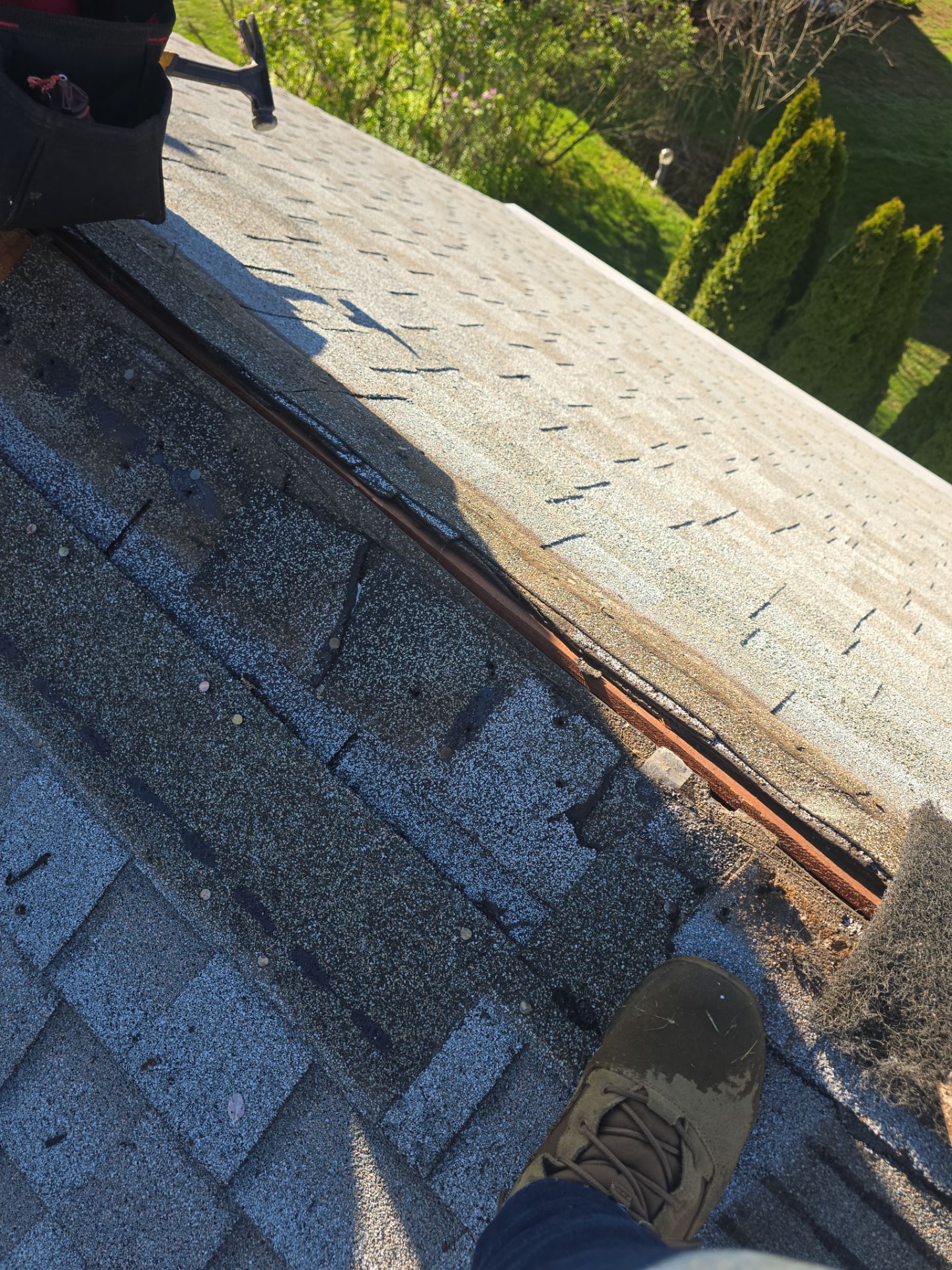 Architectural Shingle Roof Replacement and Chimney Flashing in Cheshire, CT by A Plus Exterior