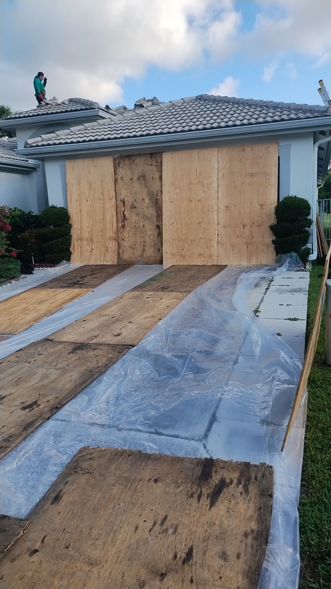 Residential Roofing Installation using Eagle Roofing Tile by BLUES BROTHERS ROOFING