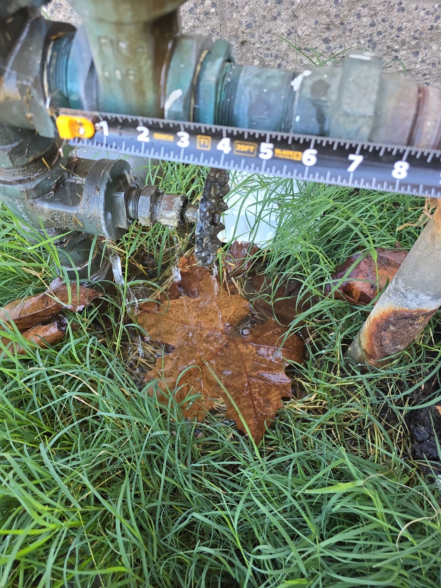 Outdoor Leaking Water Valve Repair by Us Plumbing