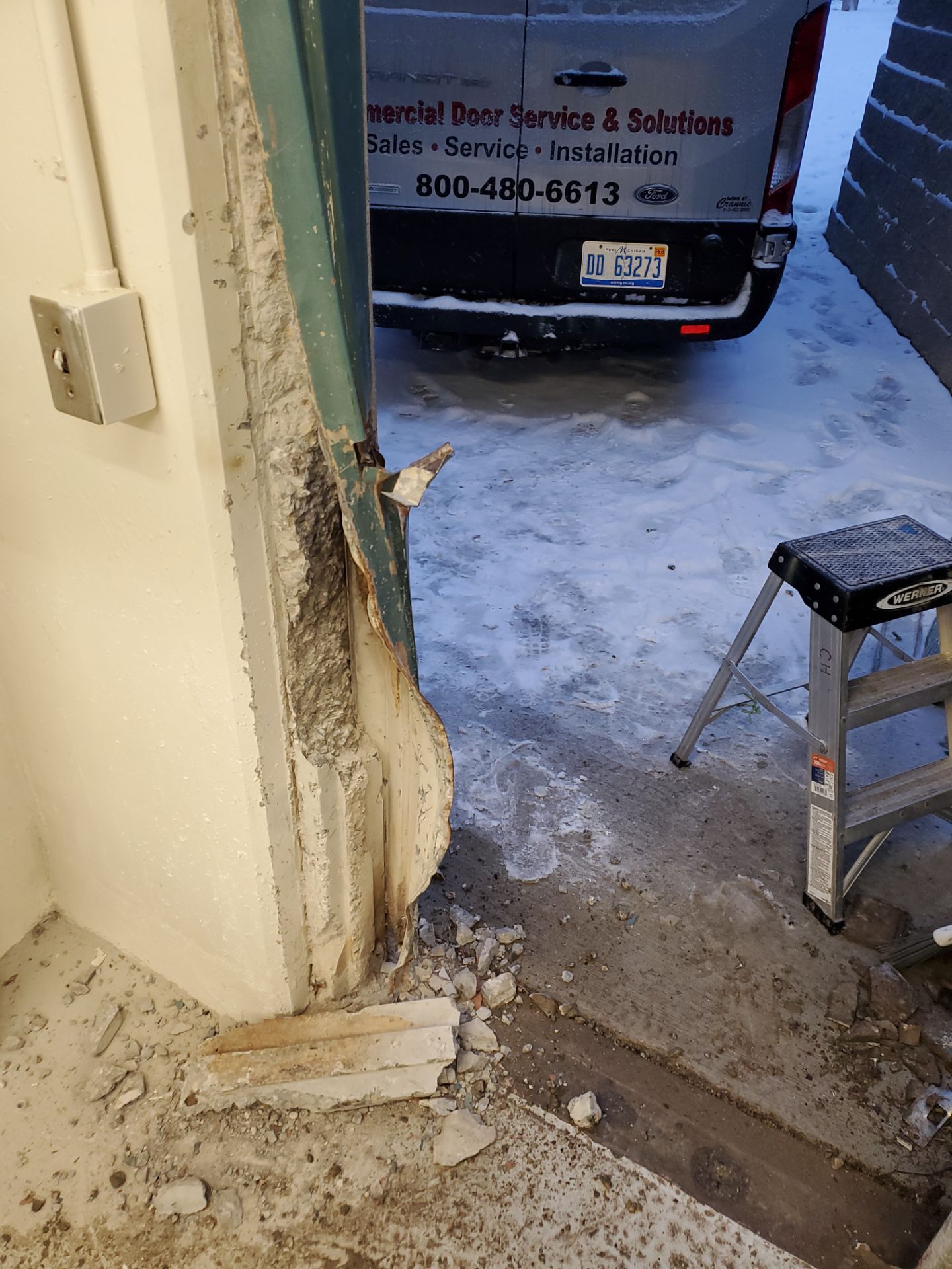 Door Installation using Complete Opening by FBH Architectural Security
