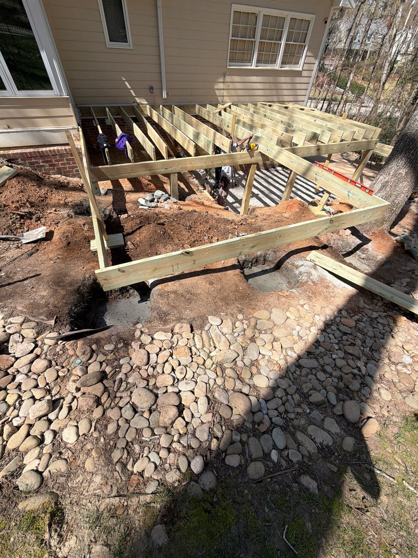 New Deck Construction & Site Improvements by Billy Weatherspoon Contractor