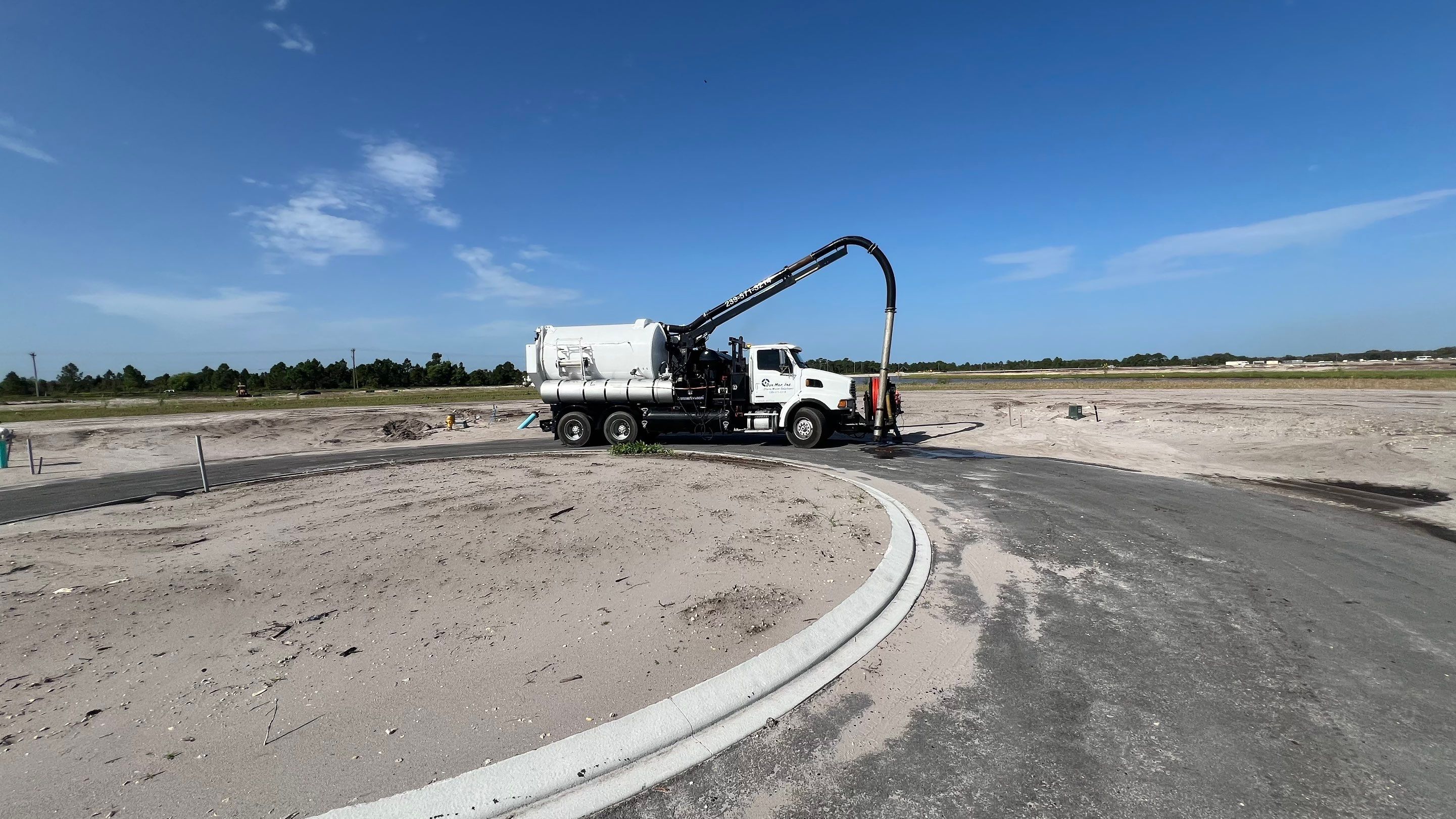 Lehigh Acres New Construction Community Sewer System Cleaning Part 1 by APS Power & Water