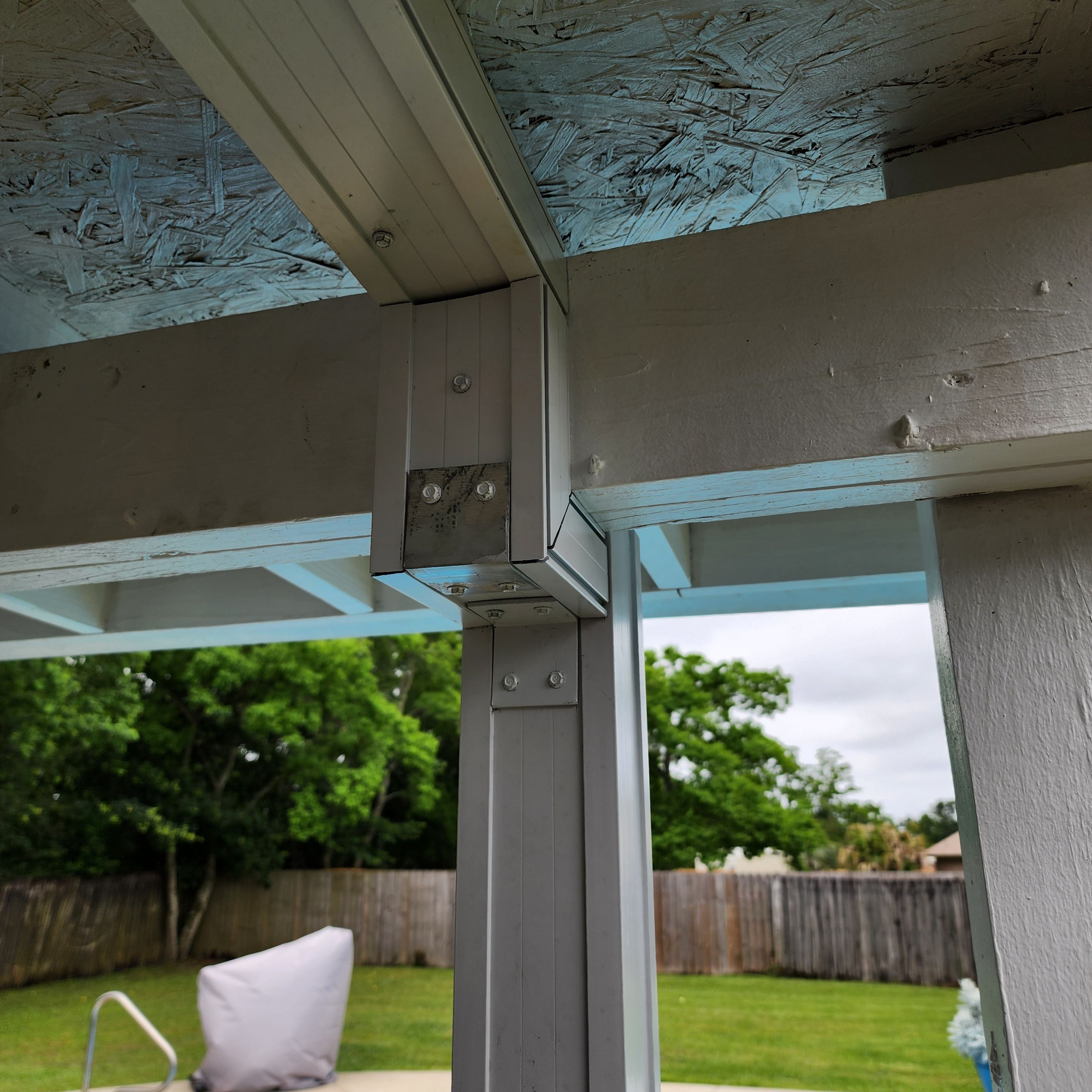 Screen Room Built Under Existing Roof by Titan Sunrooms