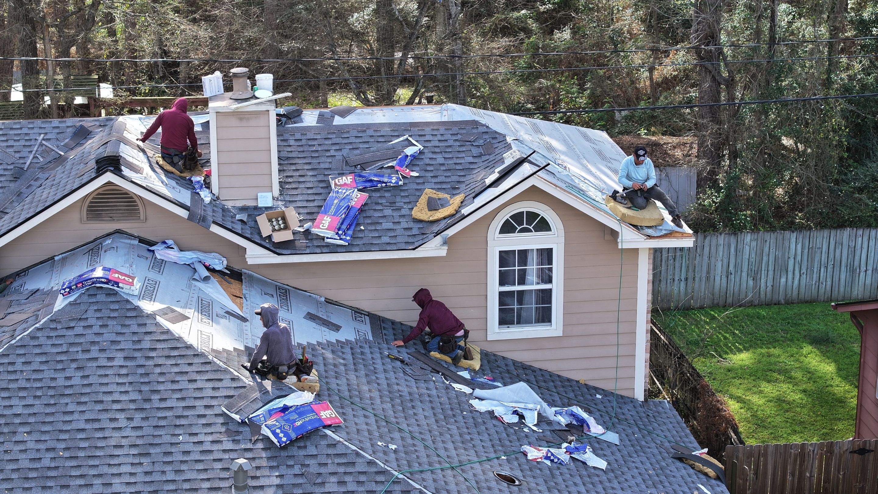 GAF Timberline HD Roof Replacement — Conroe, TX by PL Roofing & SB Roofing, LLC.