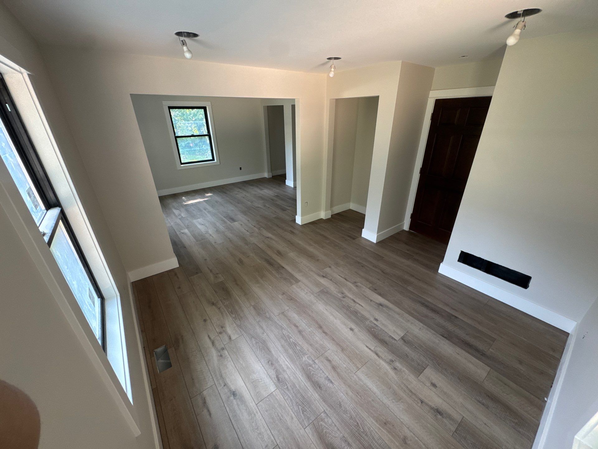 Installation of LVP in Middleville, Michigan by RTBaldwin Hardwood Floors
